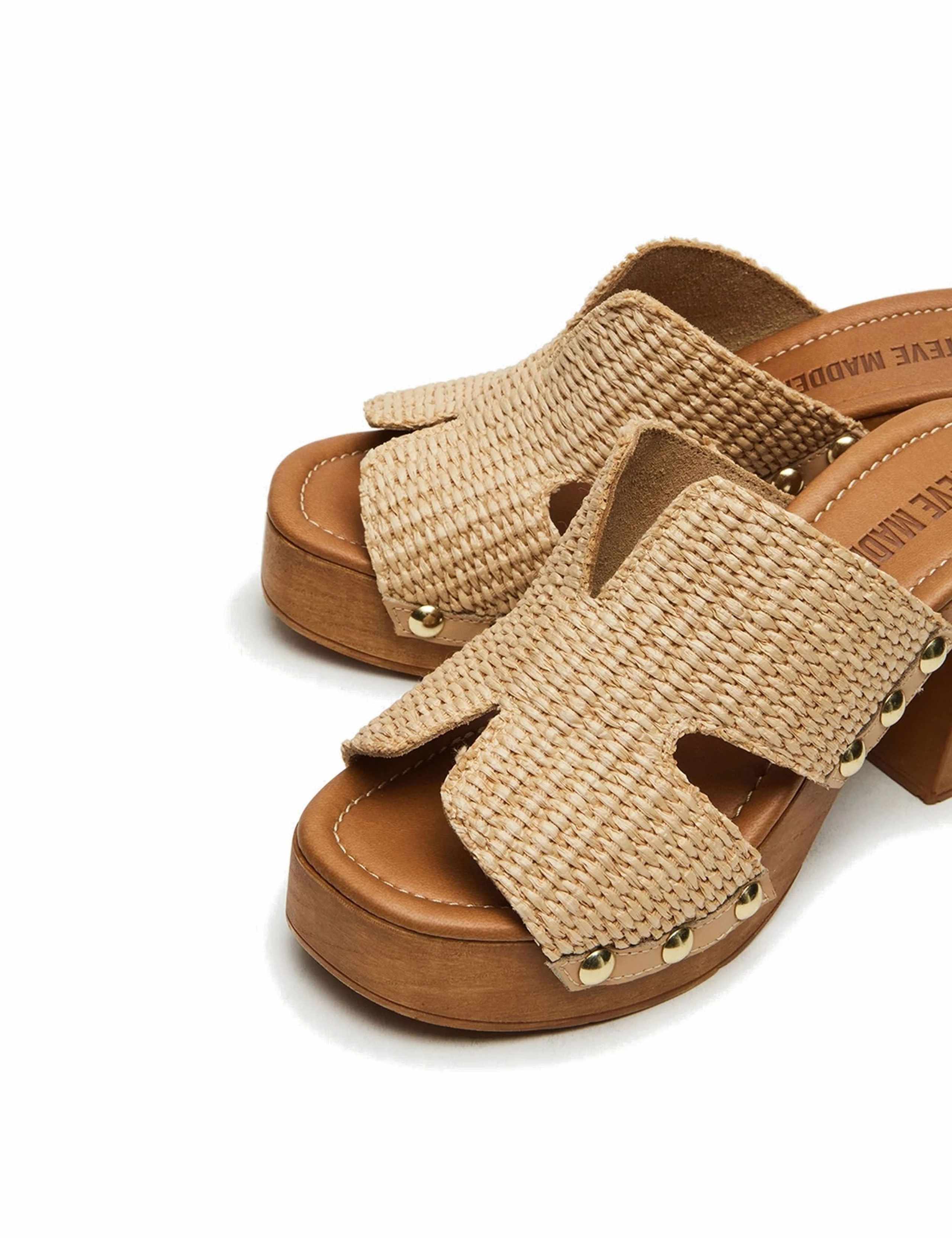 Woven Block Heel Sandals 4 of 5