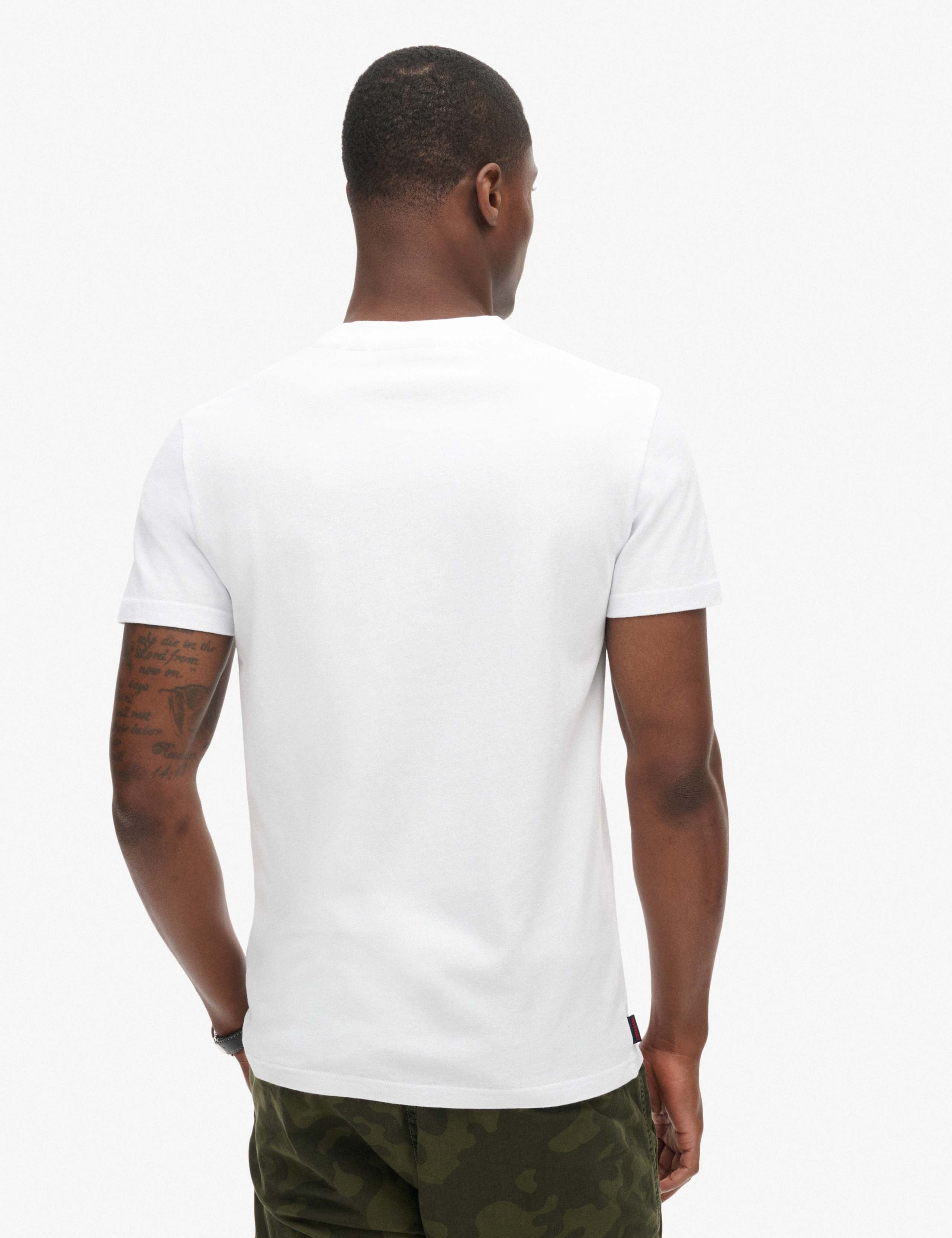 Slim Fit Pure Cotton Crew Neck Logo T-Shirt 4 of 6