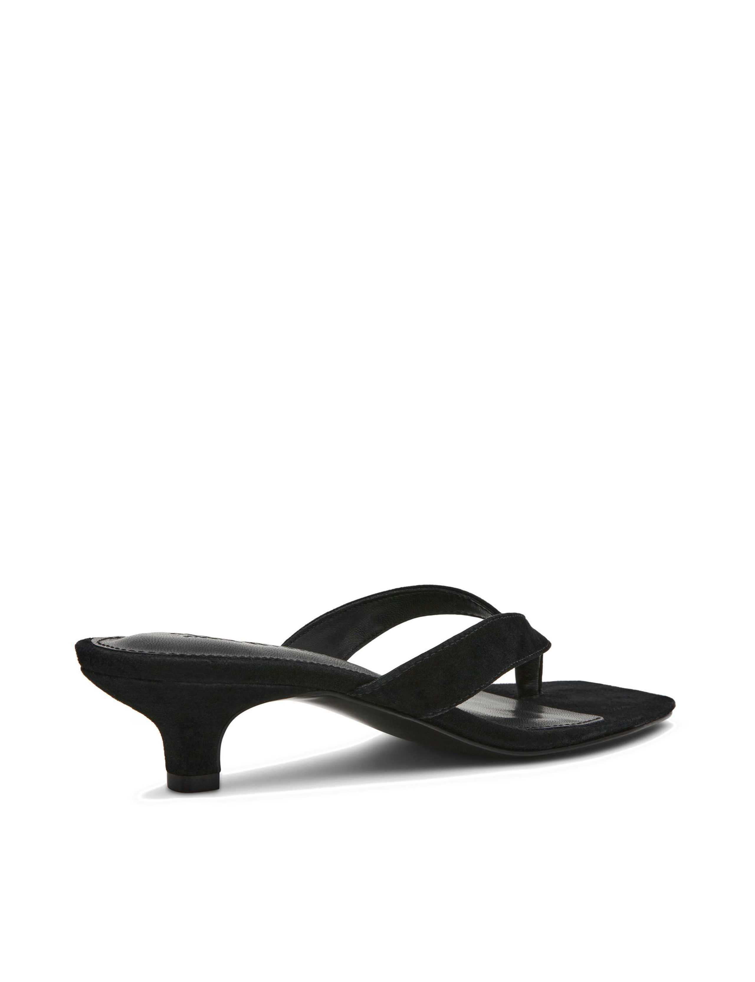 Tracie Suede Kitten Heel Sandals 4 of 4