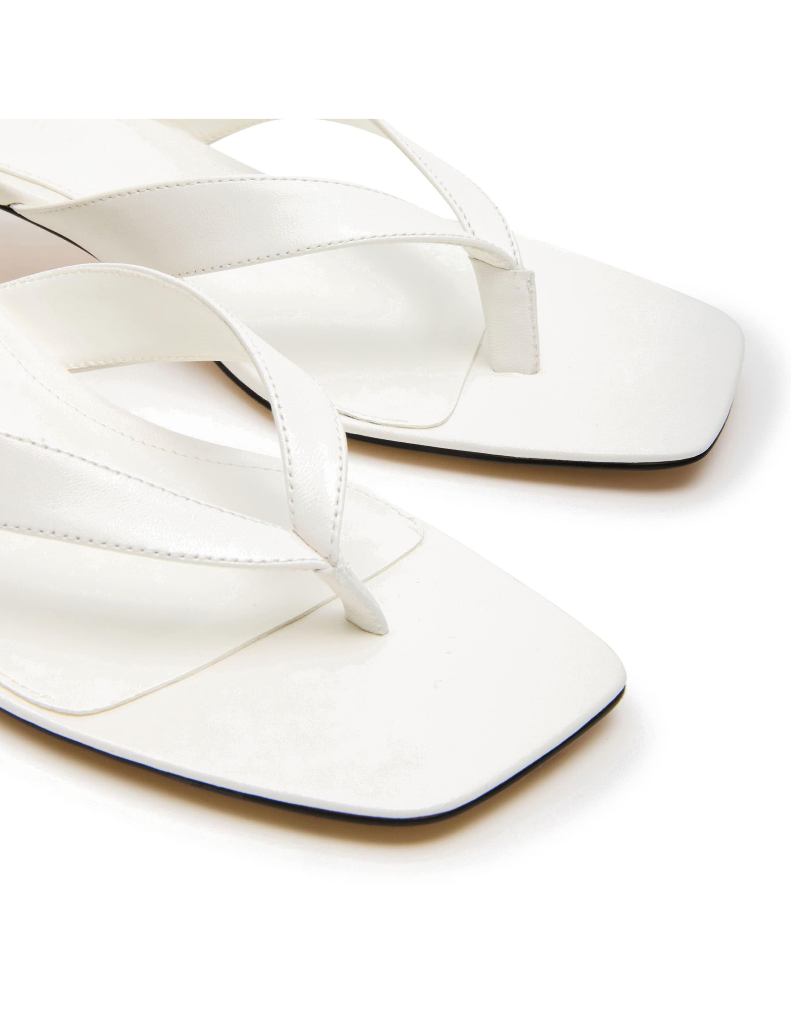 Tracie 107 Leather Kitten Heel Sandals 4 of 5