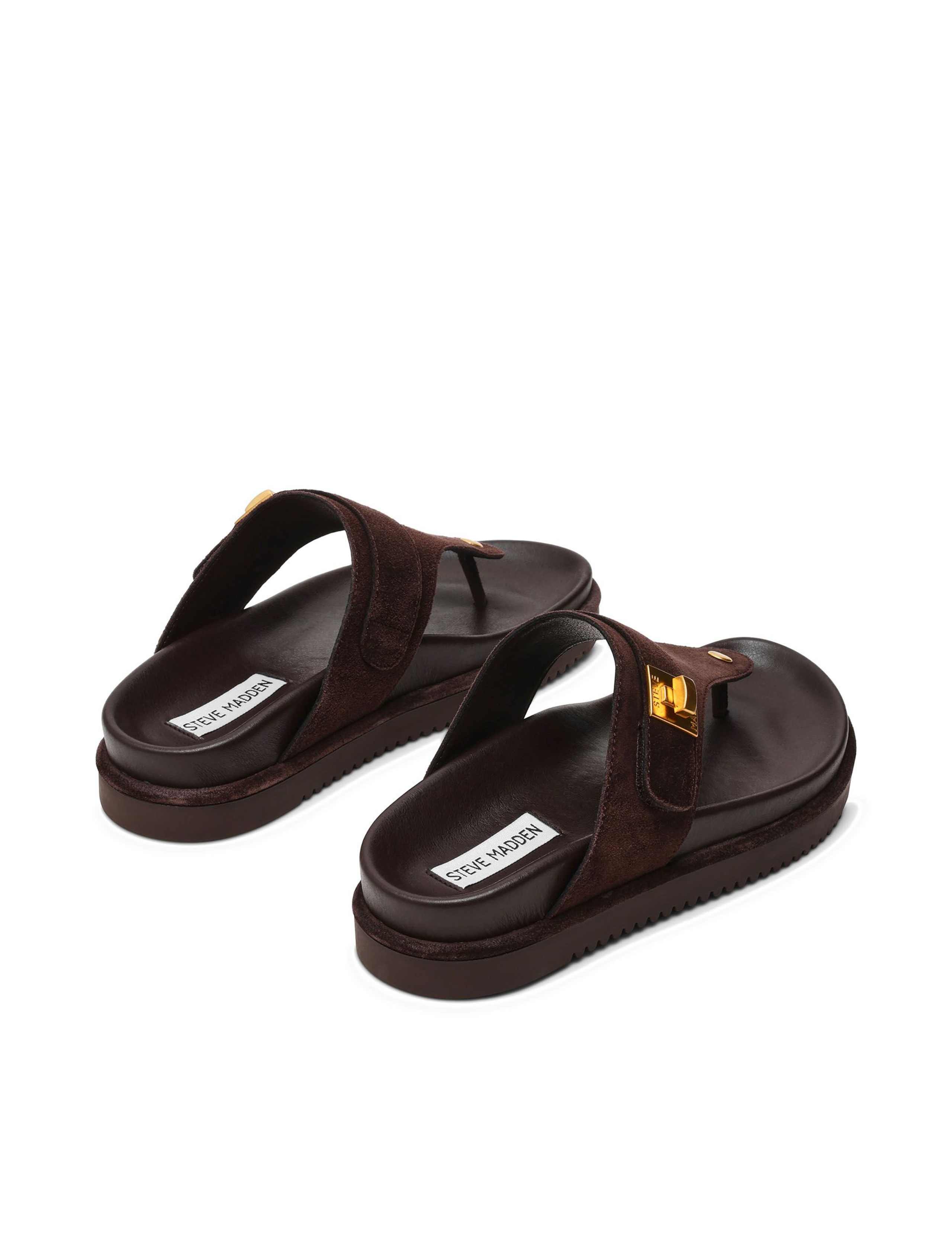 Suede Toe Post Sandals 3 of 5