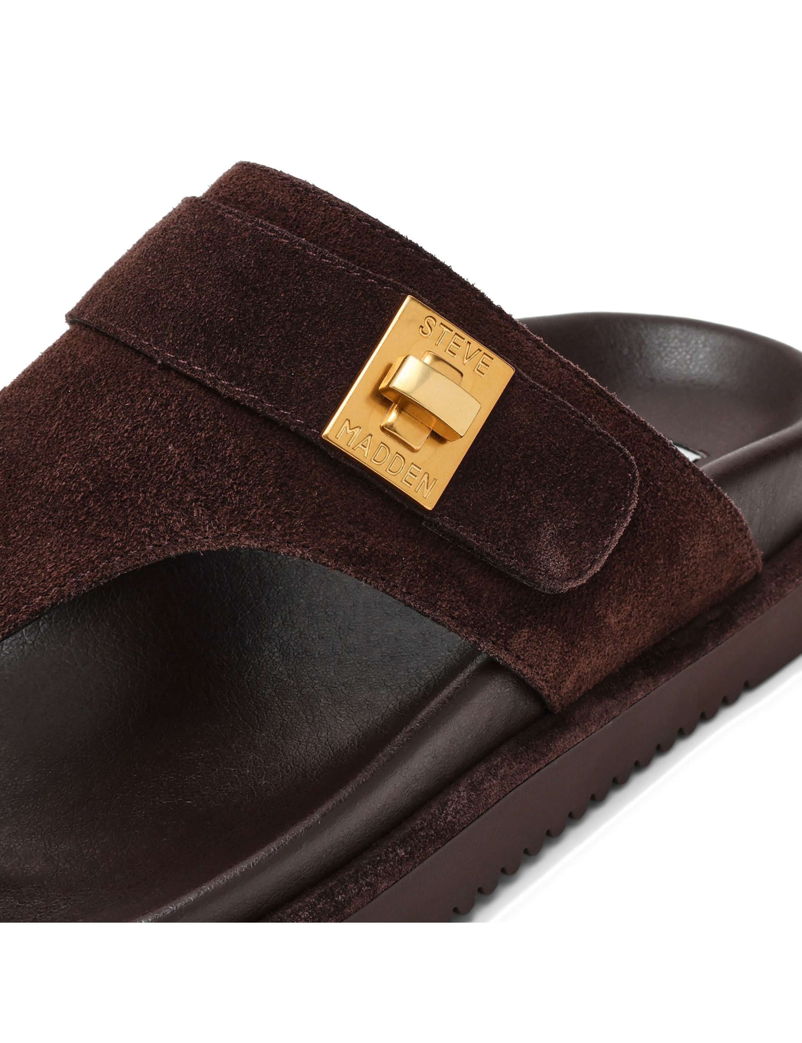 Suede Toe Post Sandals 4 of 5