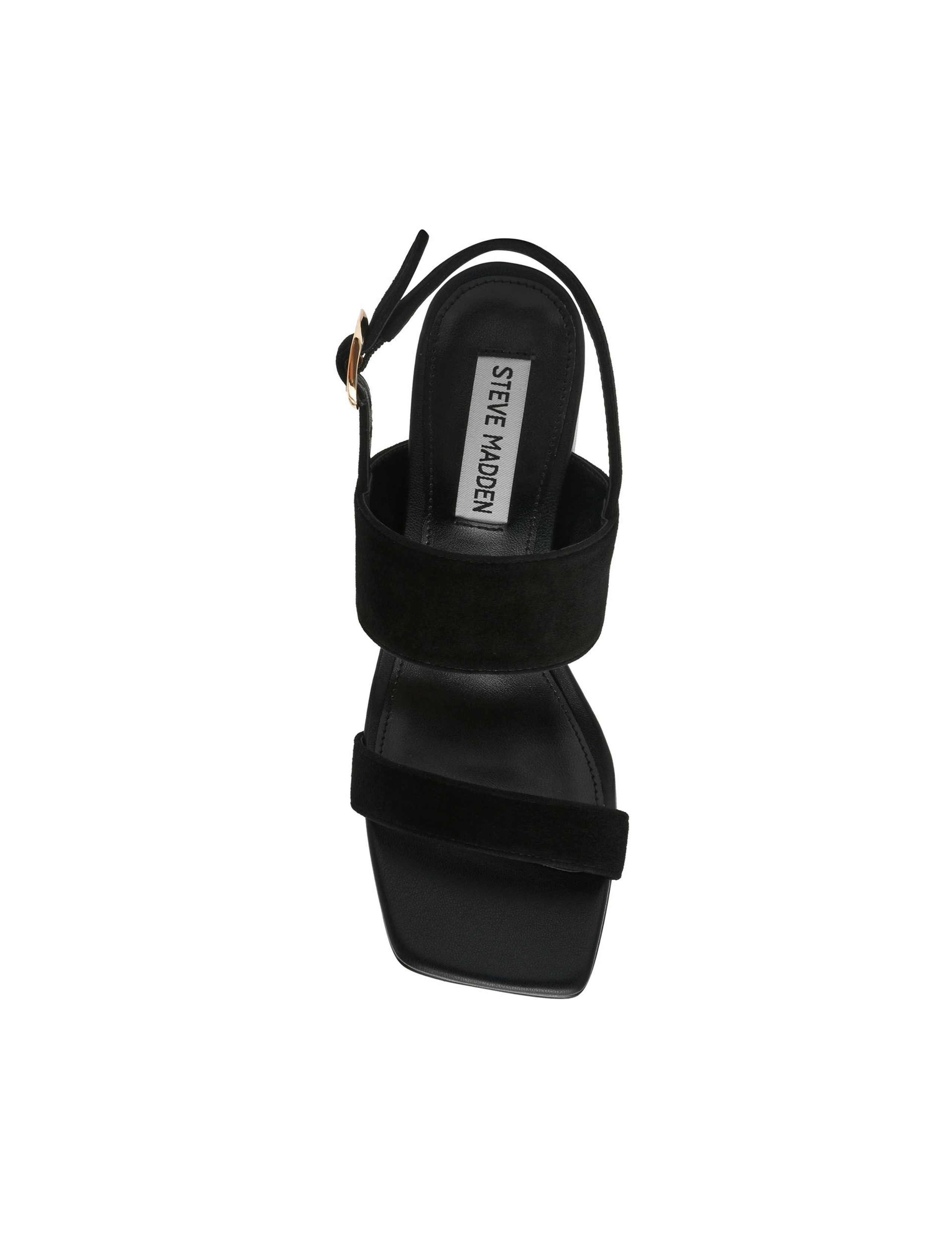 Wendie 015 Suede Ankle Strap Block Heel Sandals 2 of 5