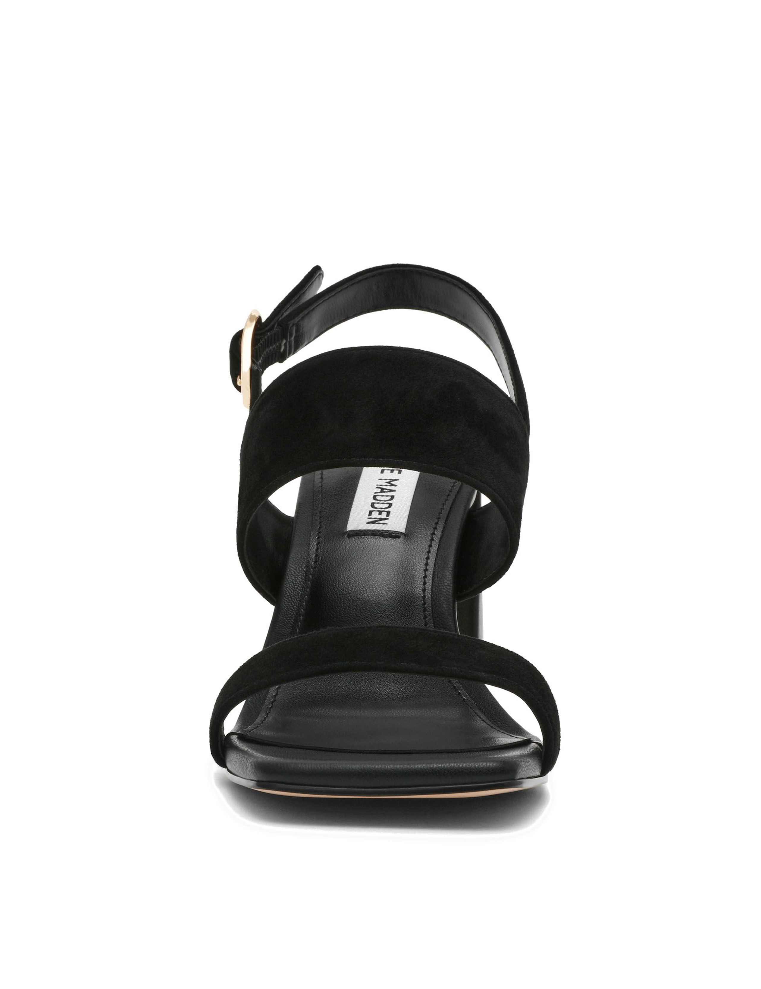 Wendie 015 Suede Ankle Strap Block Heel Sandals 3 of 5