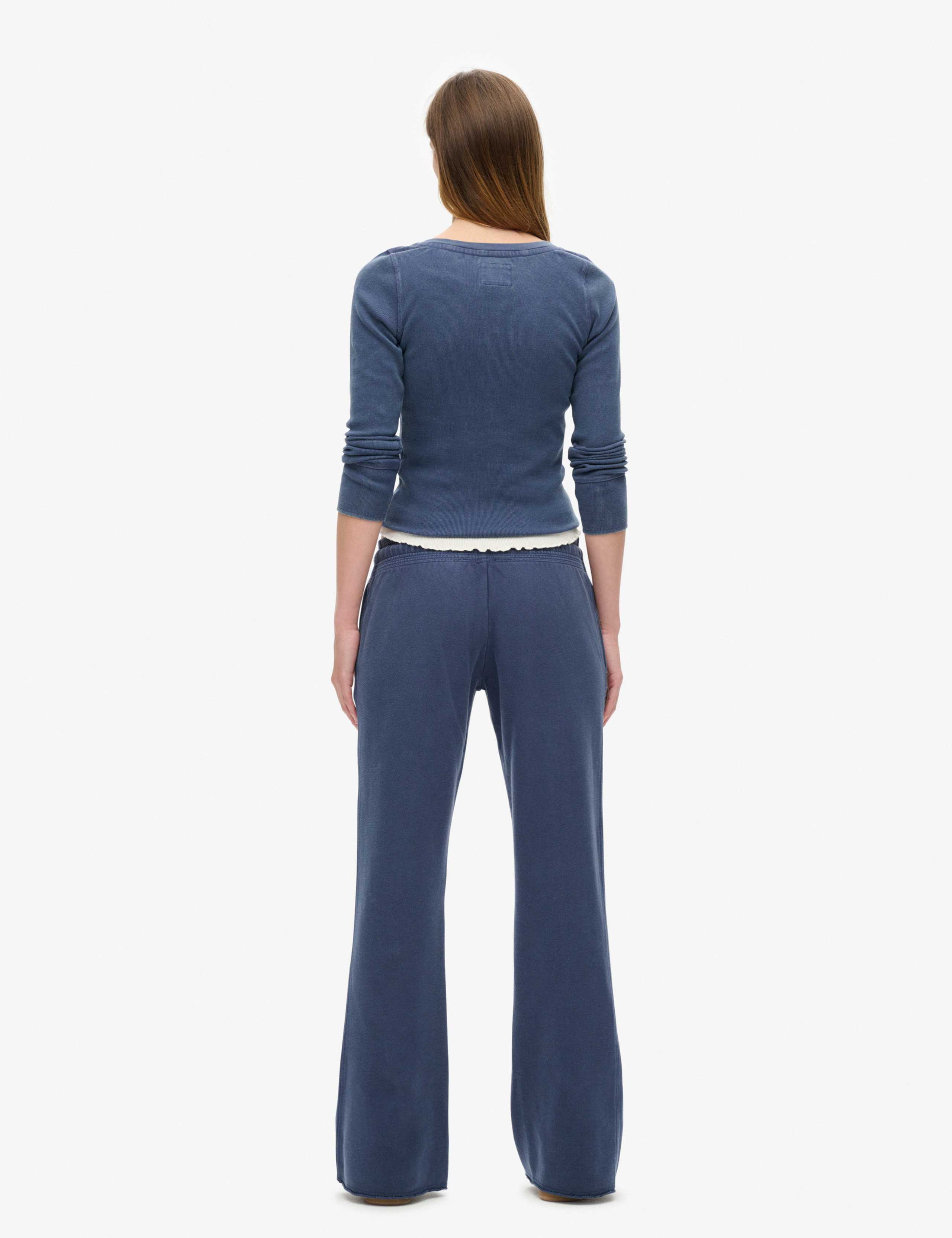 Pure Cotton Slim Fit Flare Joggers 3 of 5