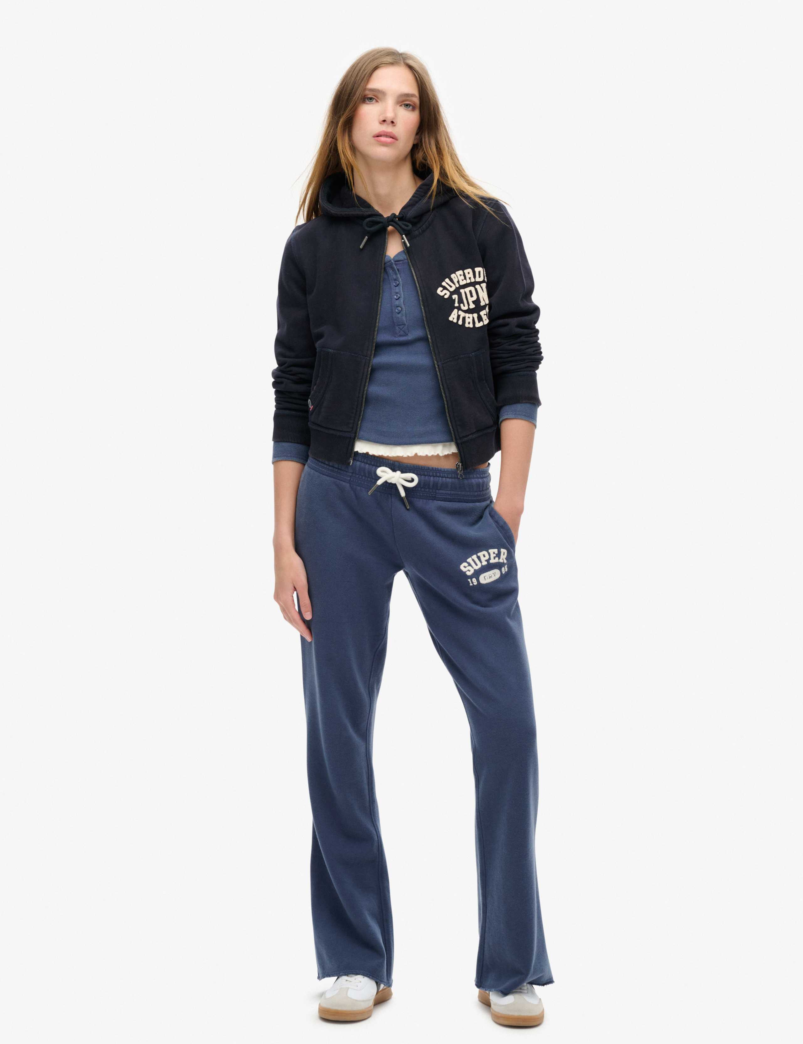 Pure Cotton Slim Fit Flare Joggers 5 of 5