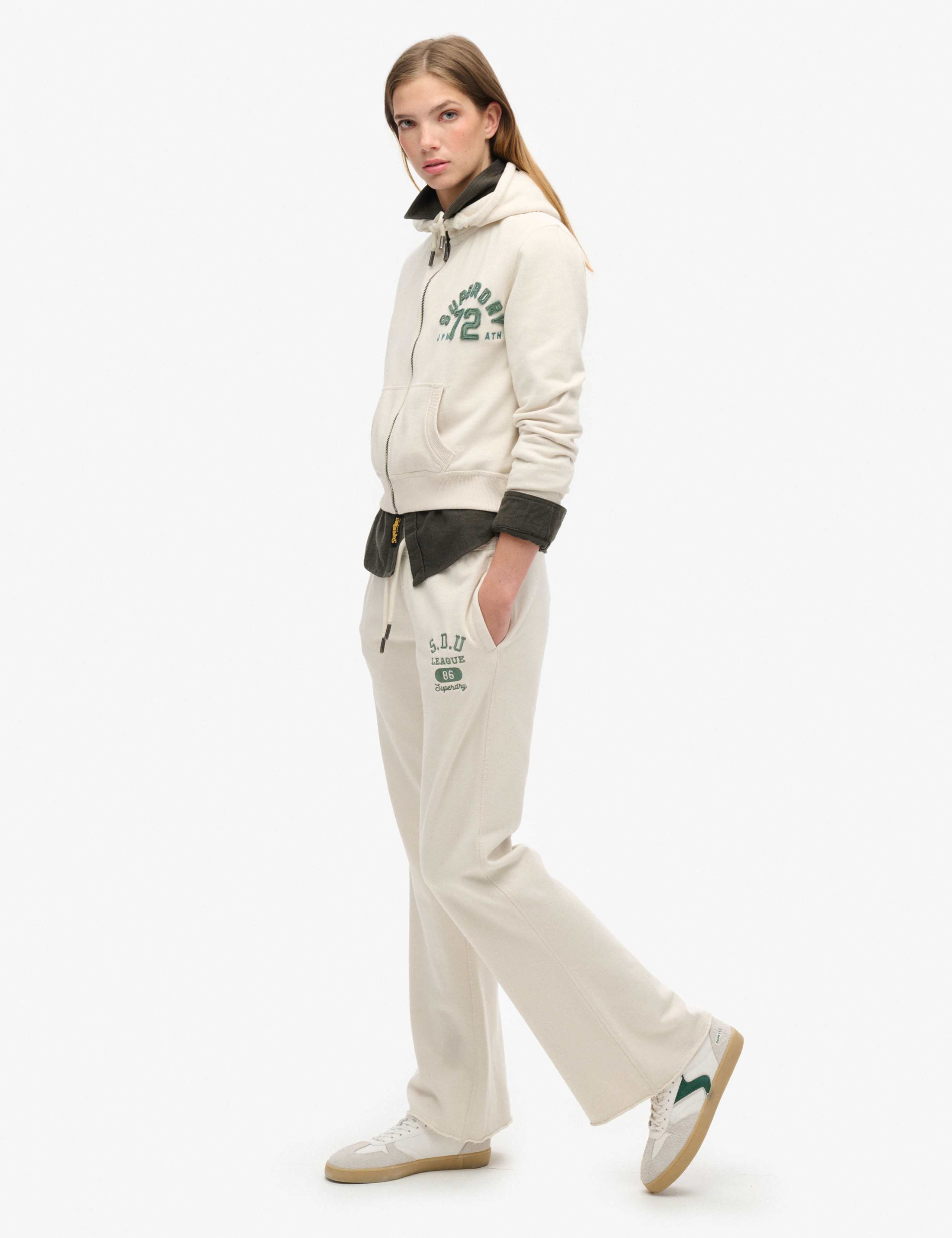 Pure Cotton Slim Fit Flare Joggers 4 of 6