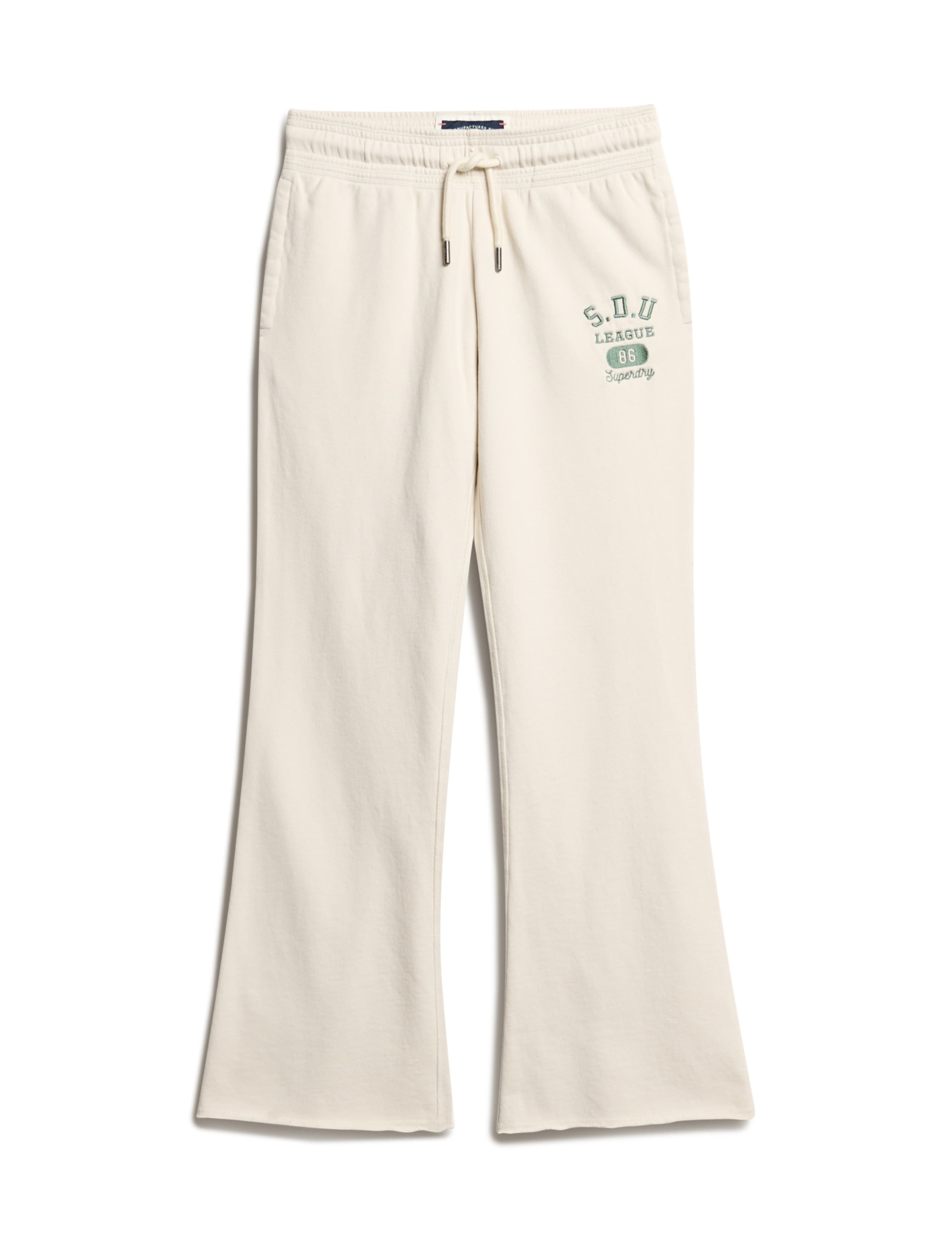 Pure Cotton Slim Fit Flare Joggers 2 of 6