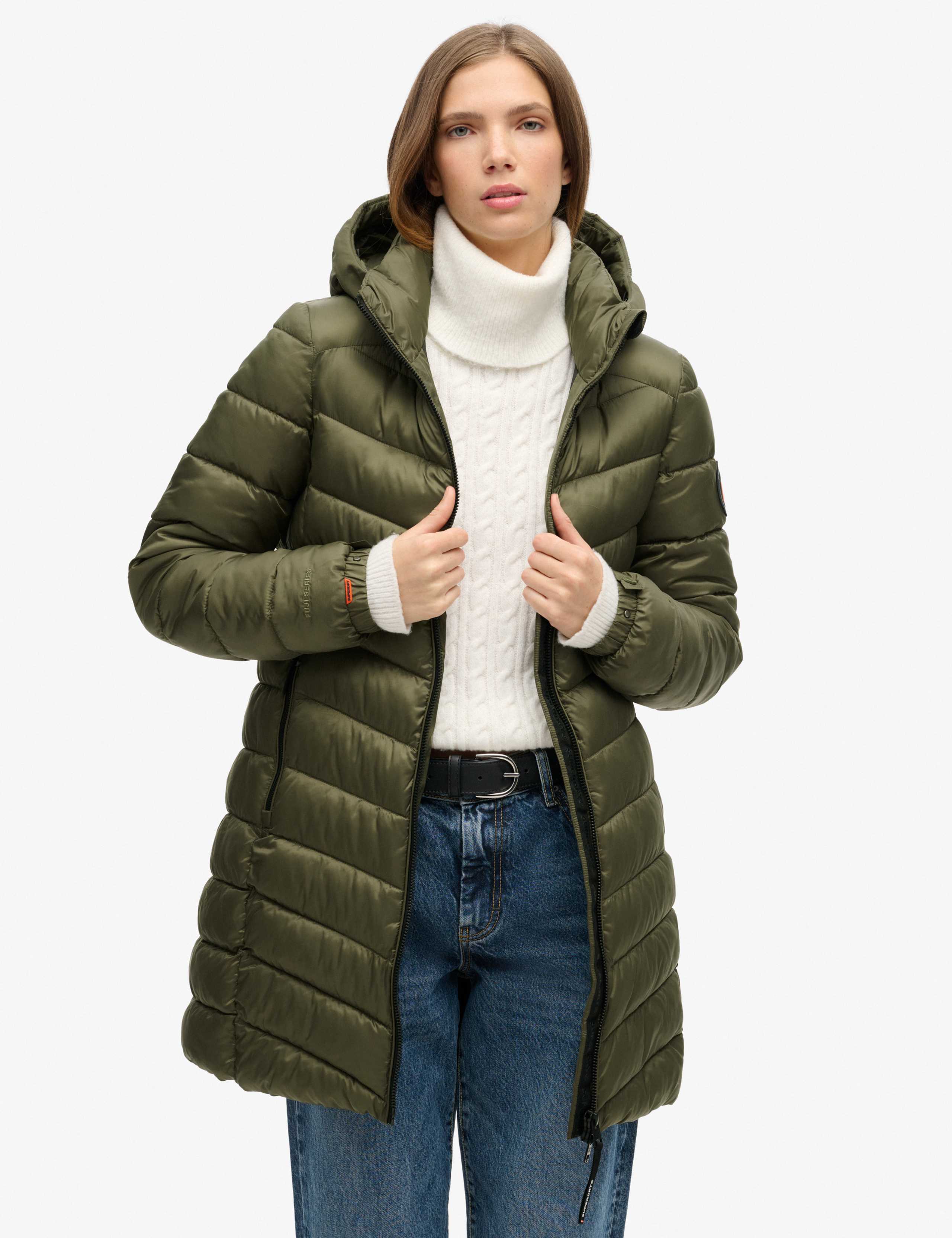 Hooded Longline Puffer Jacket 2 of 7
