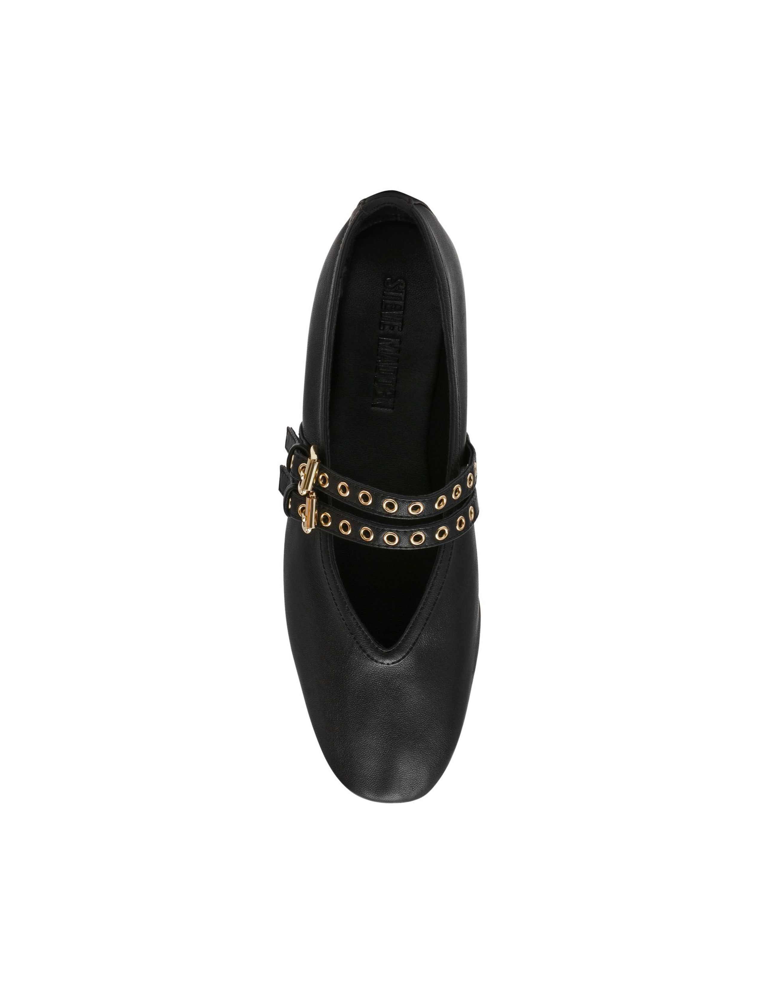 Lydia Suede Buckle Flat Pumps 3 of 5