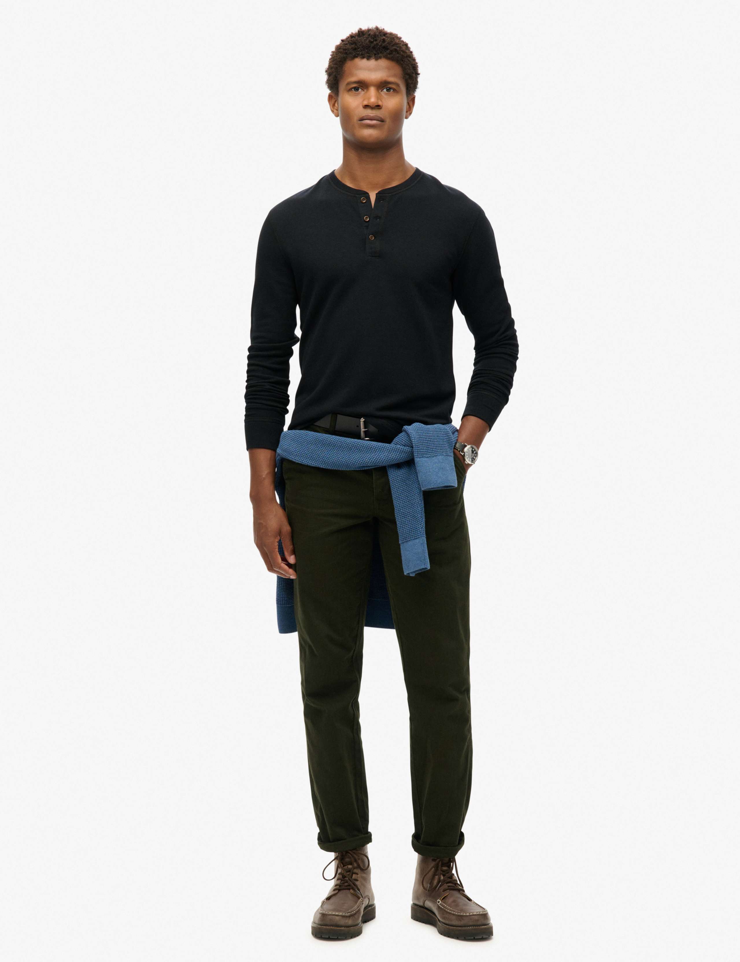 Cotton Rich Grandad Collar Top 2 of 5