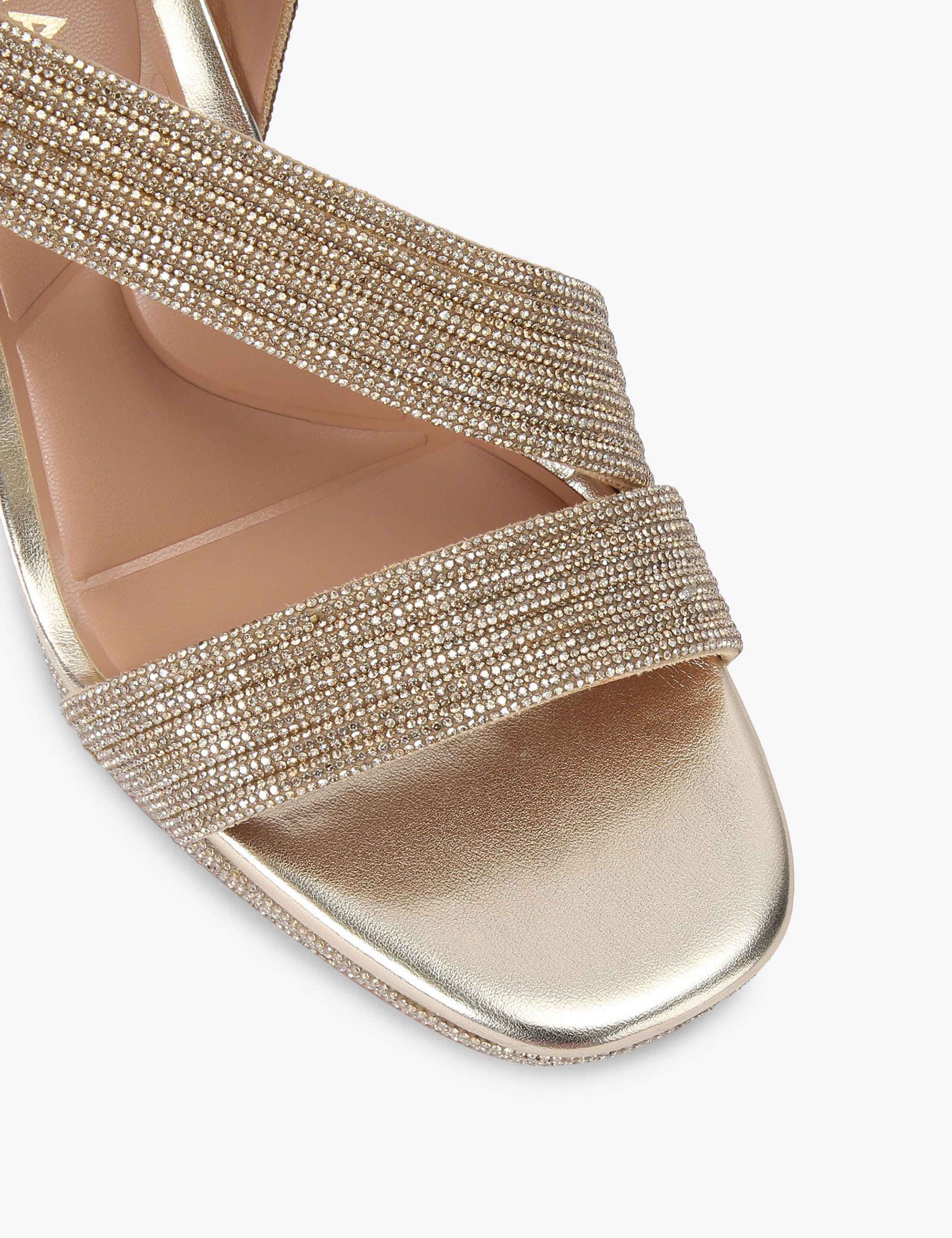 Sparkle Embellished Wedge Slingback Sandals 3 of 4
