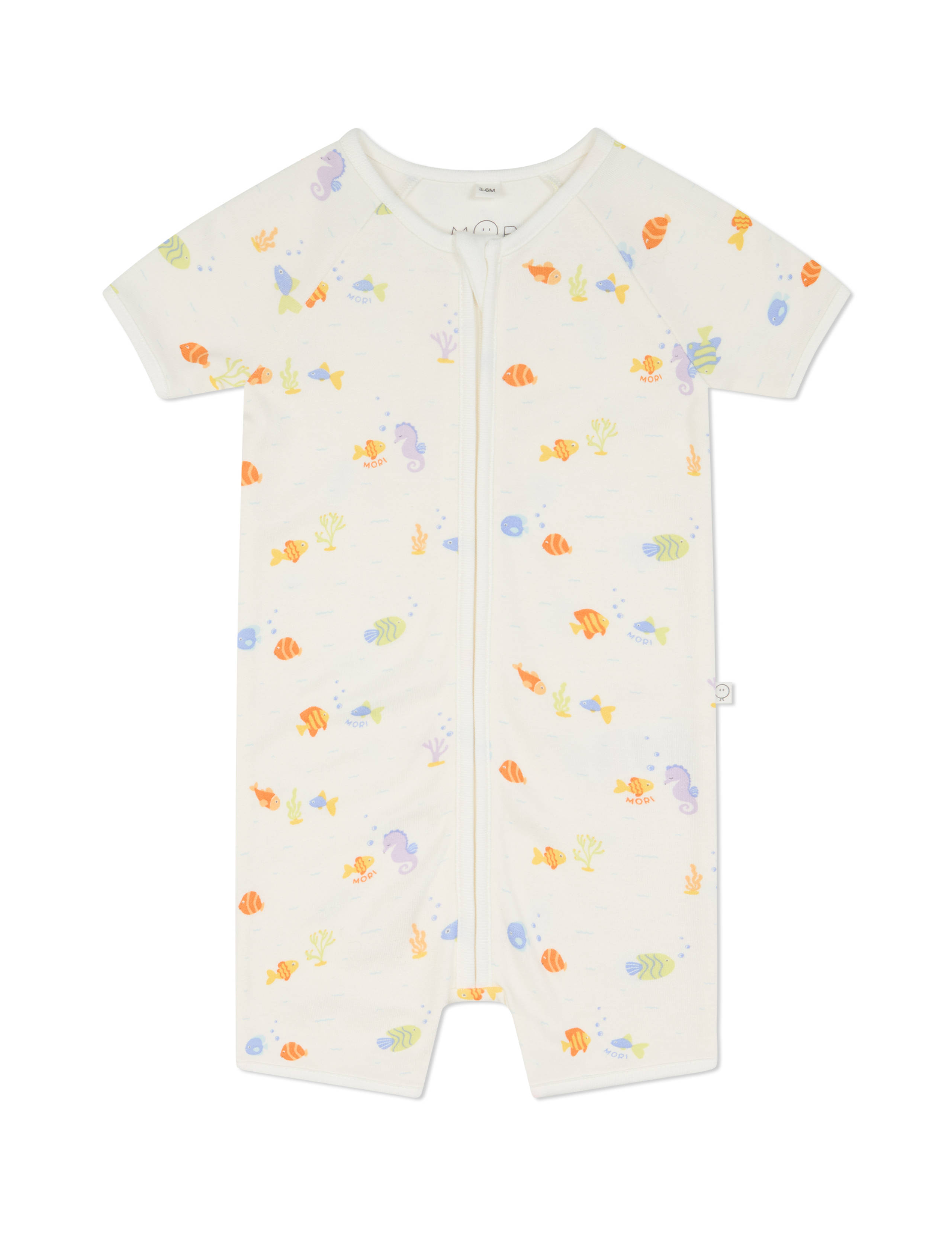 Cotton Blend Fish Sleepsuit (0-24 Mths) 2 of 3