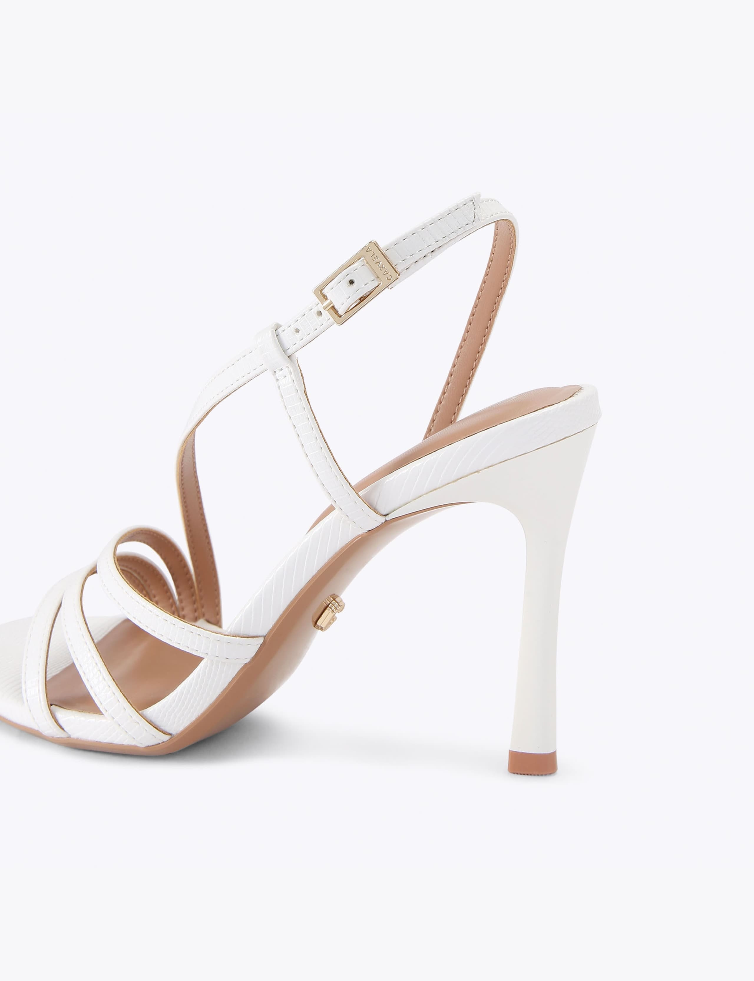 Strappy Stiletto Heel Slingback Sandals 3 of 4