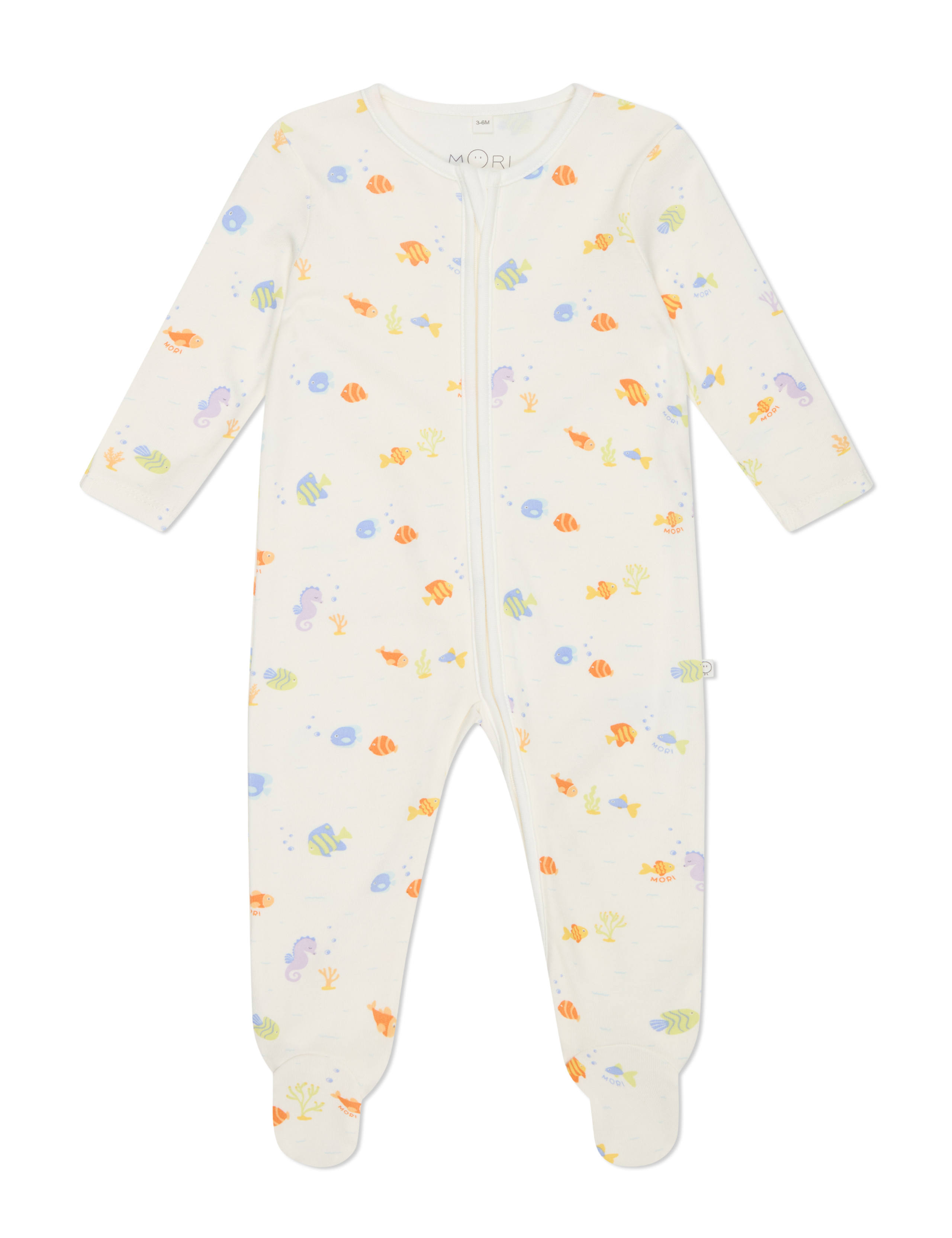 Cotton Blend Fish Sleepsuit (0-24 Mths) 2 of 4