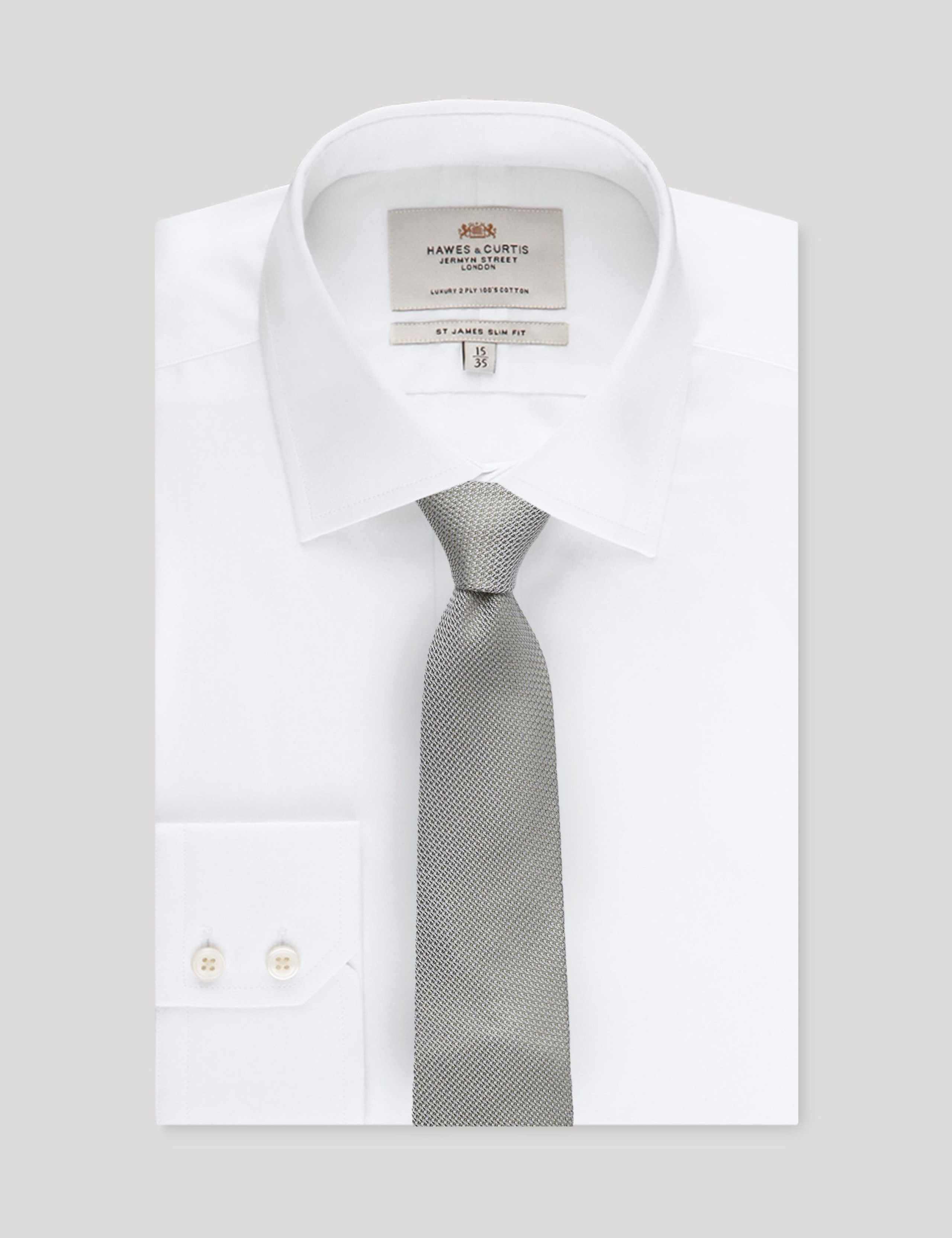 Textured Pure Silk Tie 2 of 2