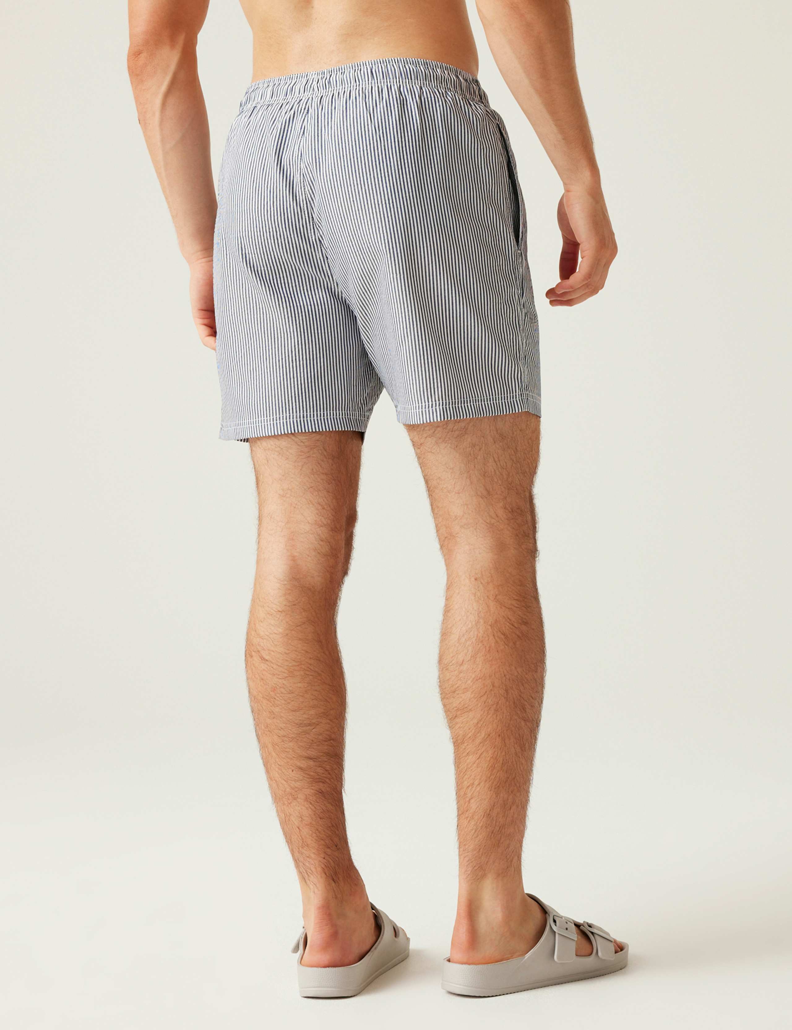 Loras Pocketed Quick Dry Striped Swim Shorts 3 of 6