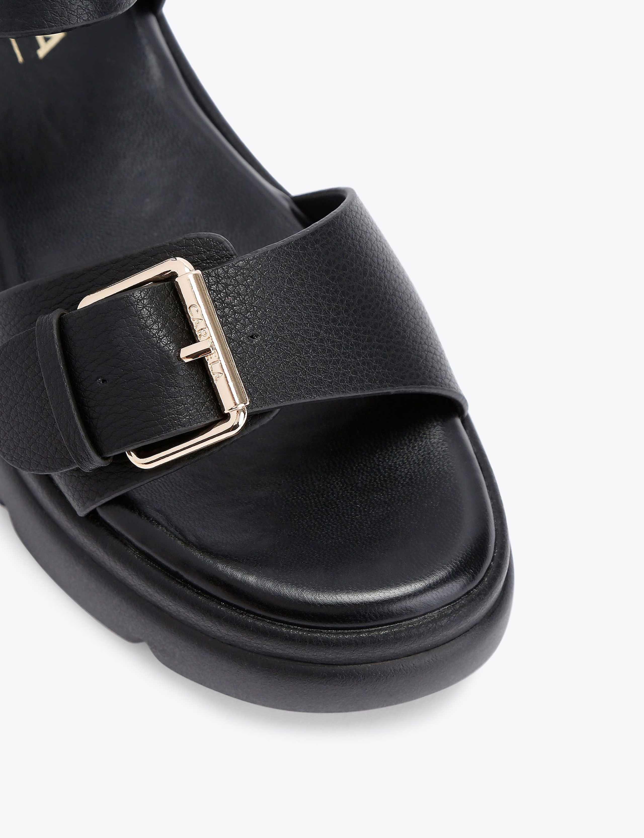 Double Buckle Flat Sandals 4 of 5