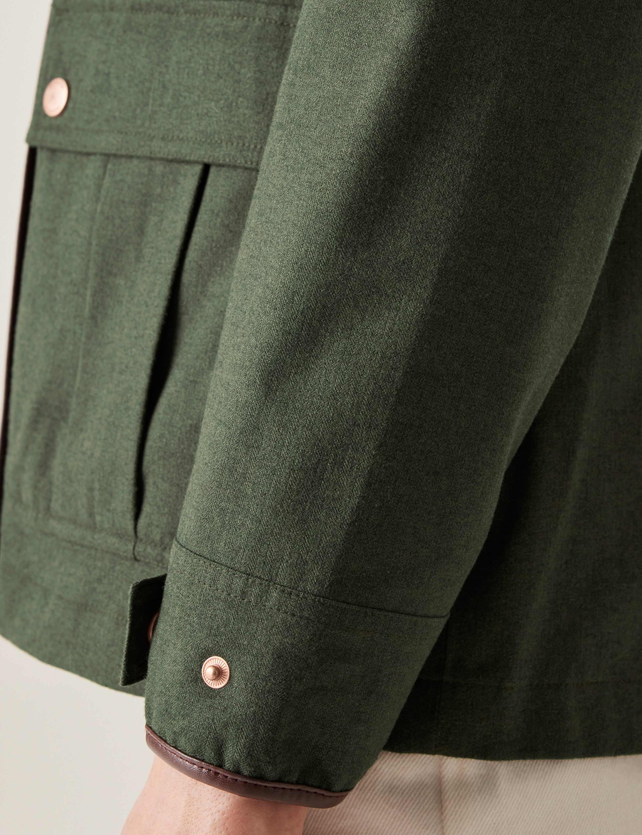 Alixa Hooded Funnel Neck Utility Jacket 9 of 9