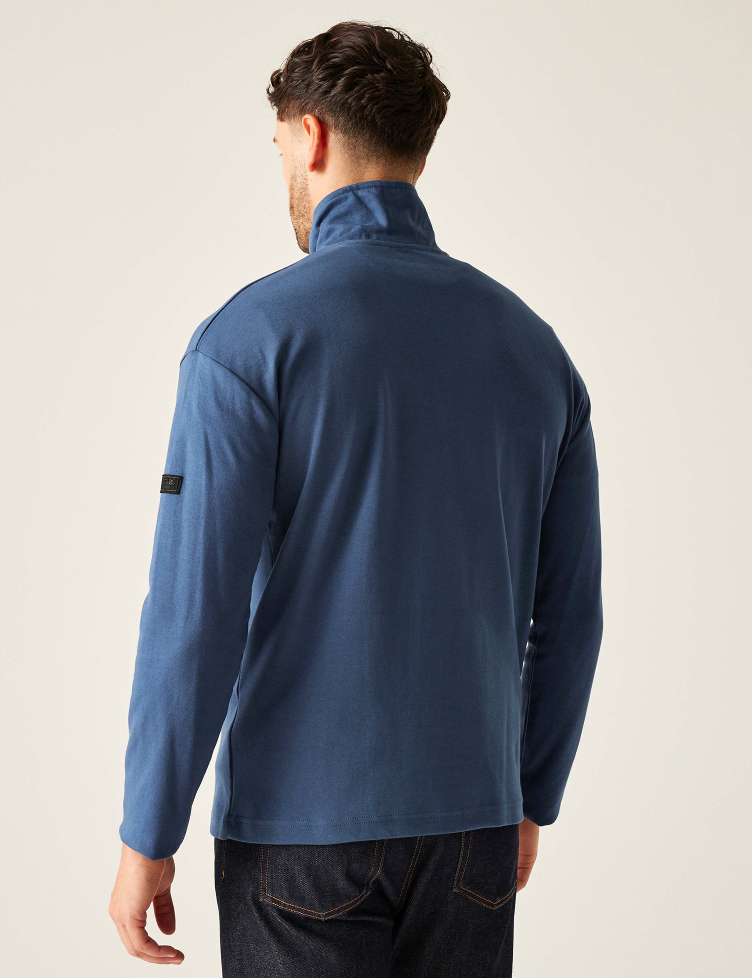Ferdo Pure Cotton Half Zip Sweatshirt 4 of 5