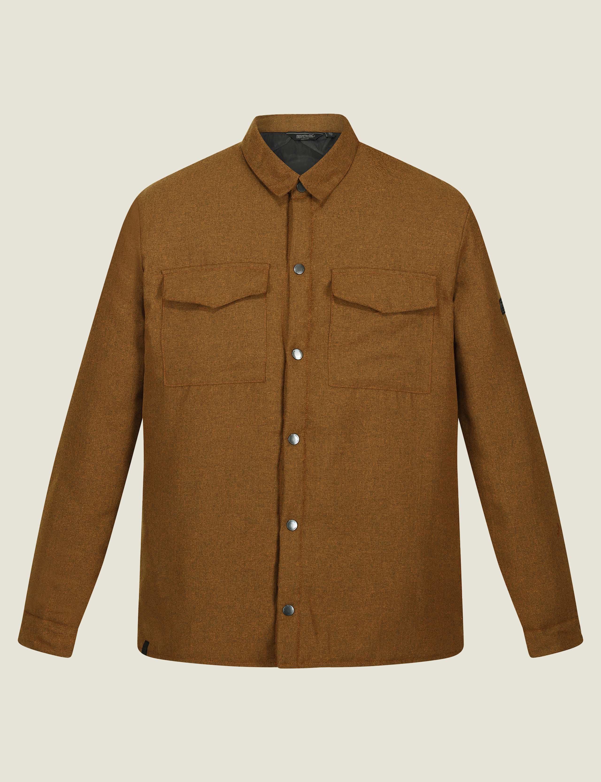 Gawayne Cotton Rich Padded Overshirt 2 of 6
