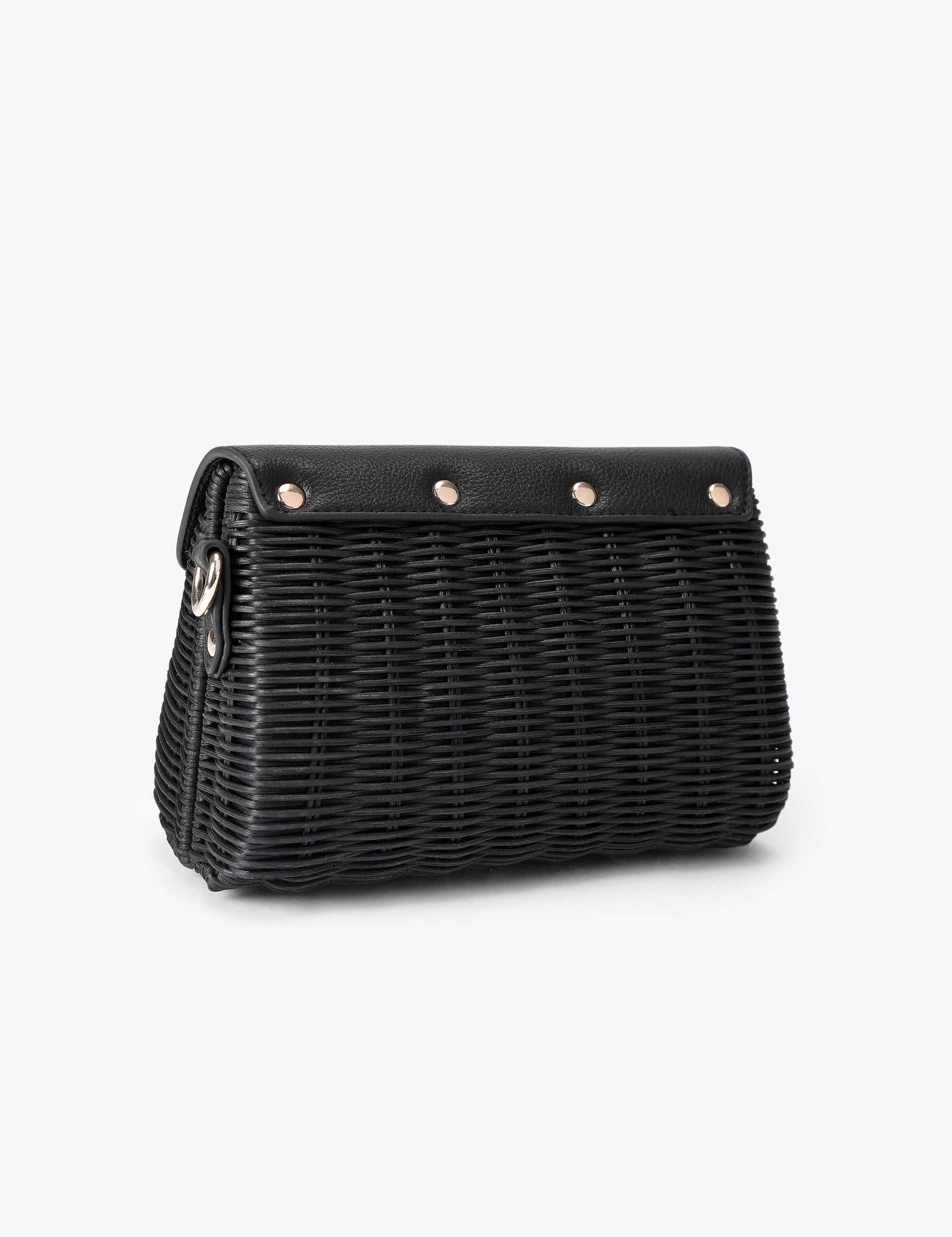 Woven Mini Cross Body Bag 2 of 4