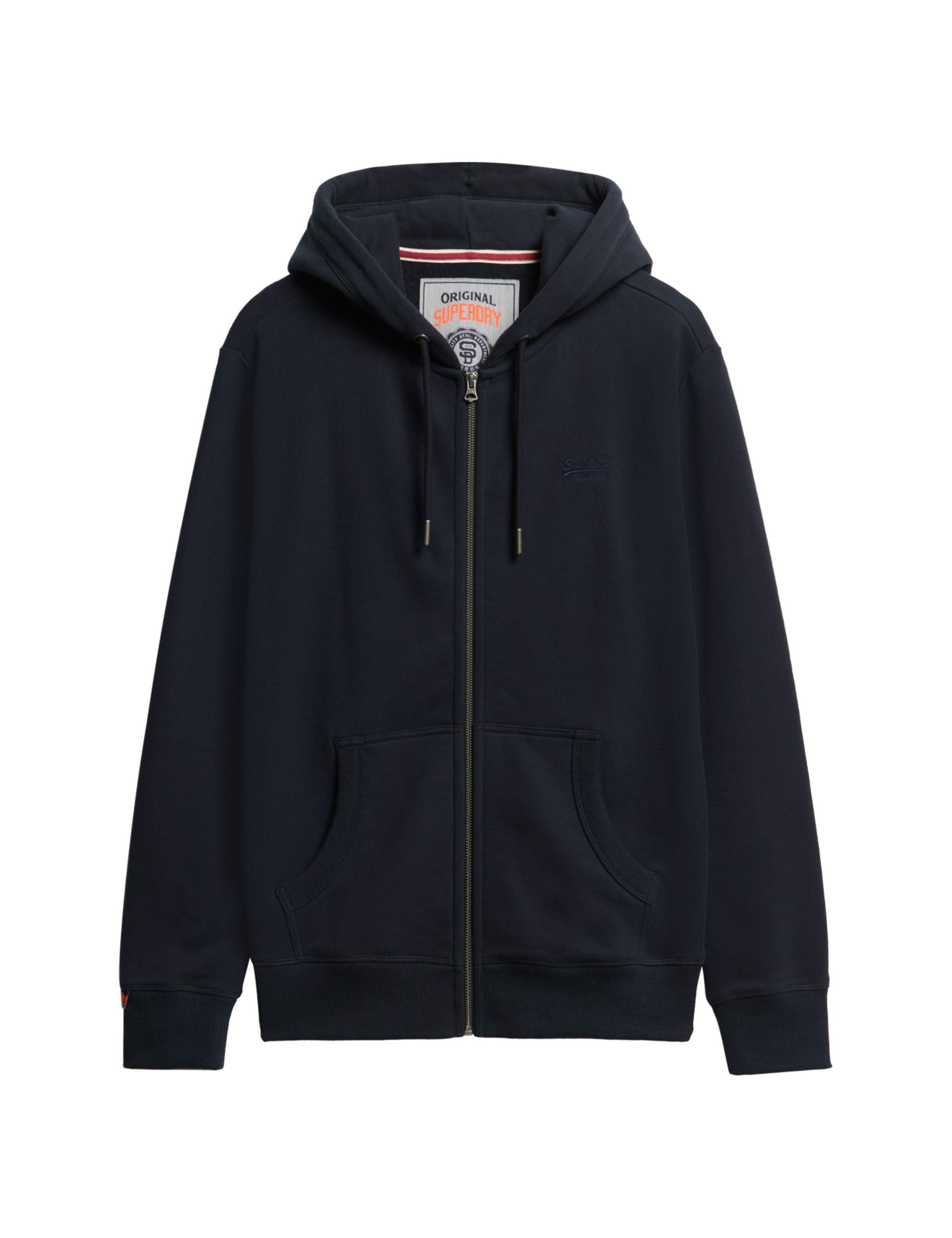 Slim Fit Cotton Rich Zip Up Hoodie 2 of 6