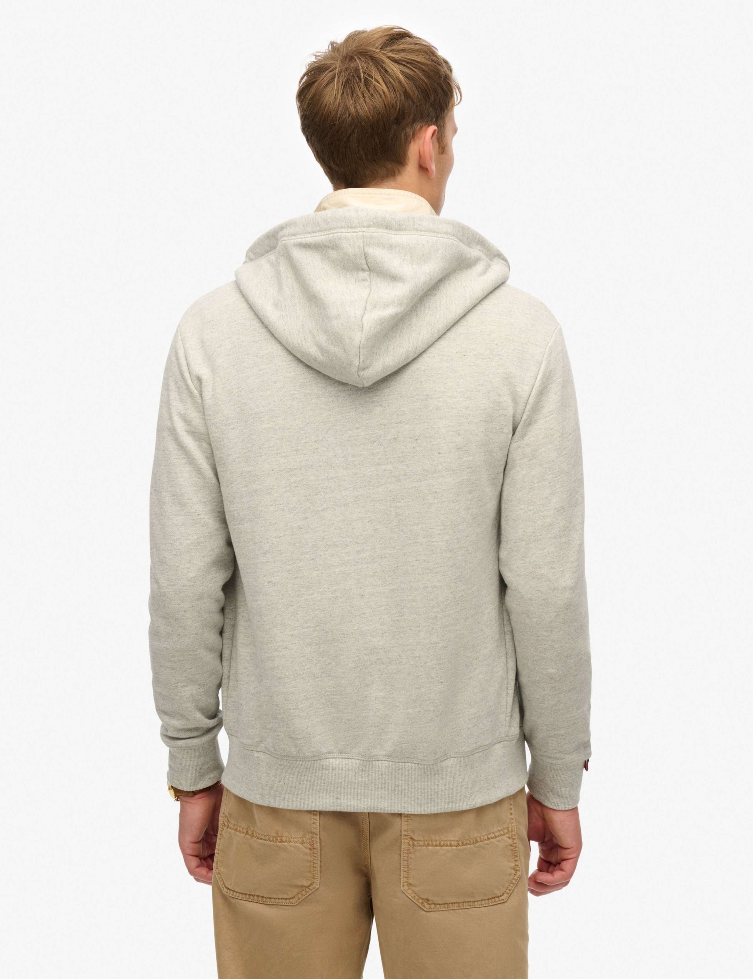 Slim Fit Cotton Rich Zip Up Hoodie 2 of 4