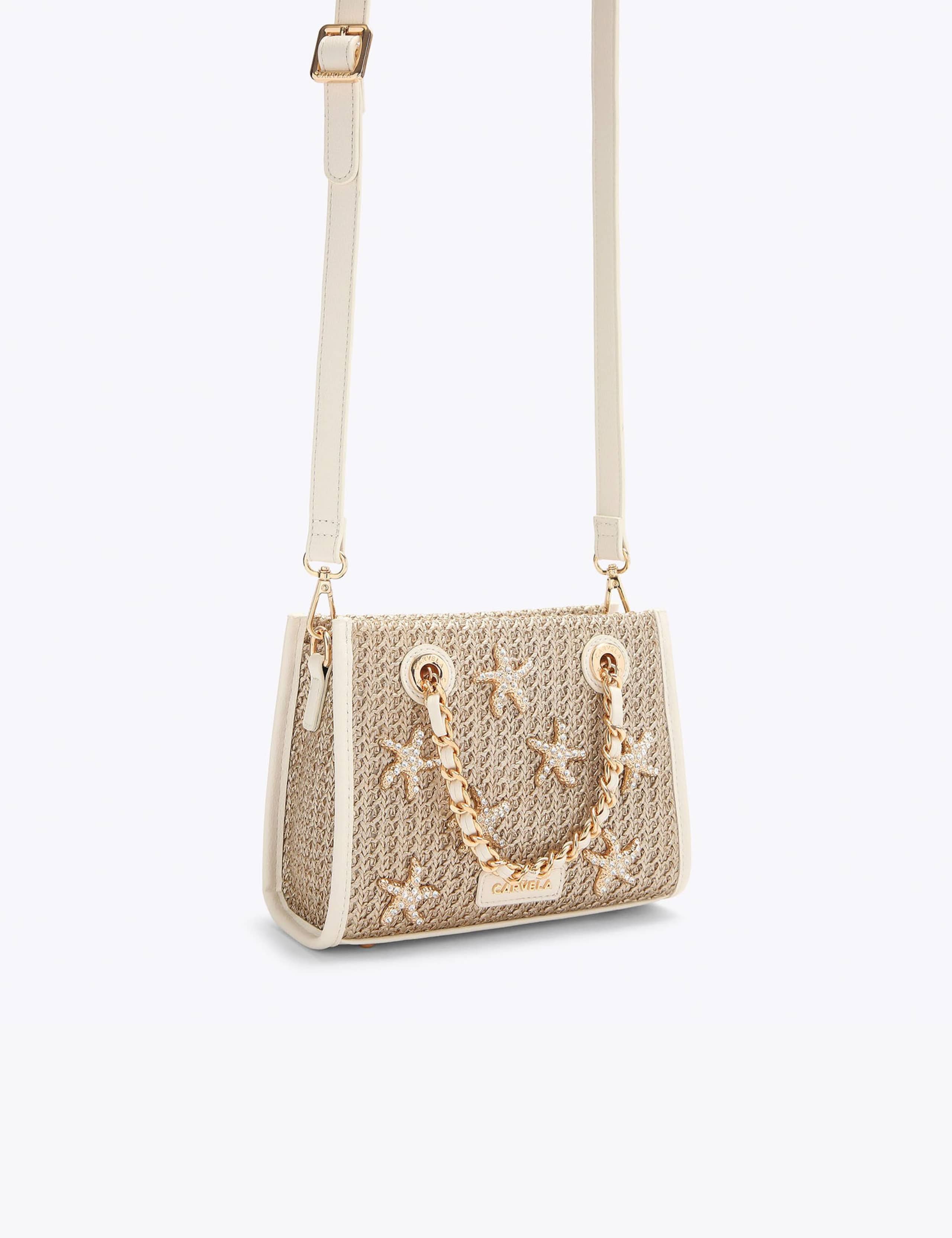 Metallic Top Handle Tote Bag 2 of 4