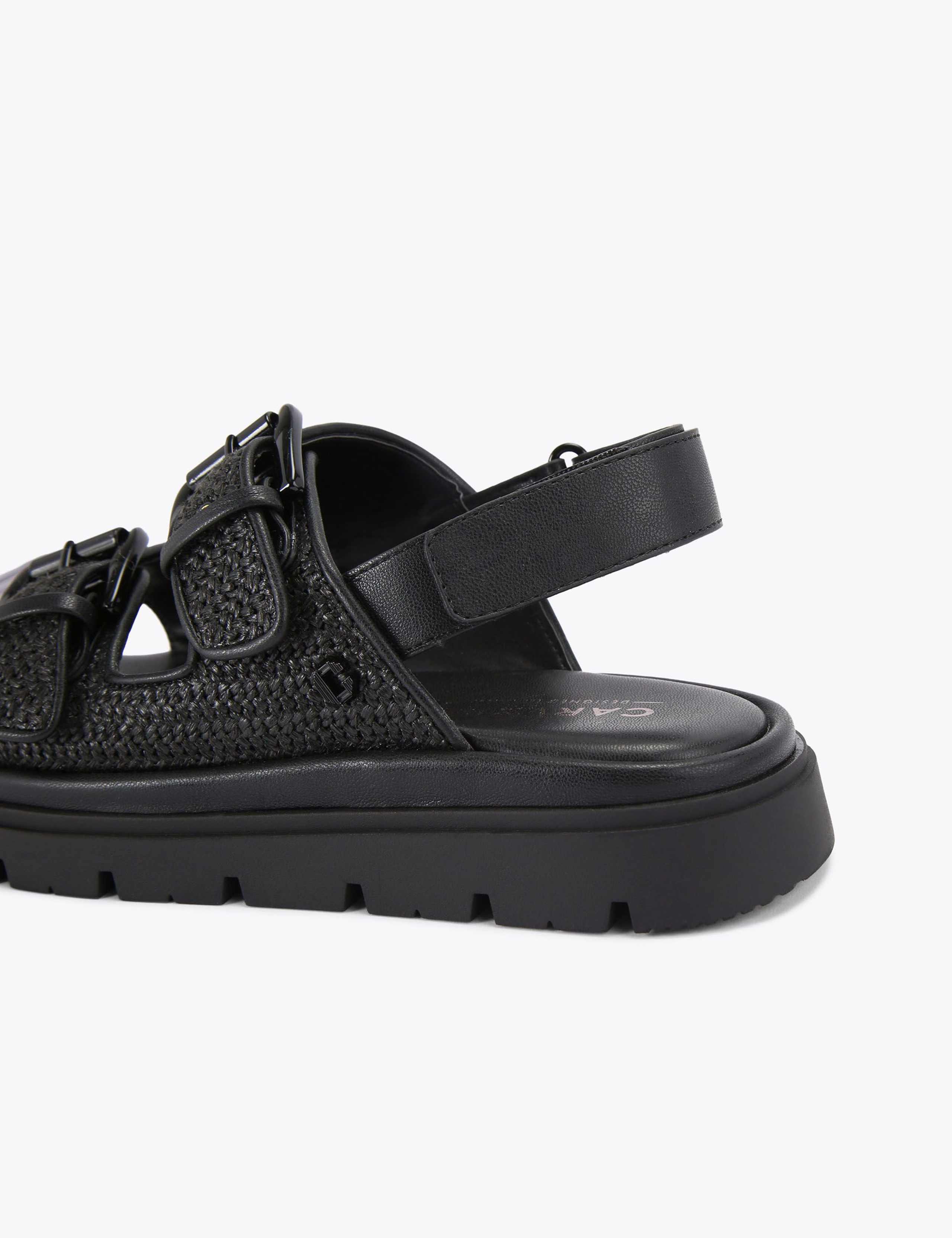 Woven Buckle Flatform Slingback Sandals 2 of 5