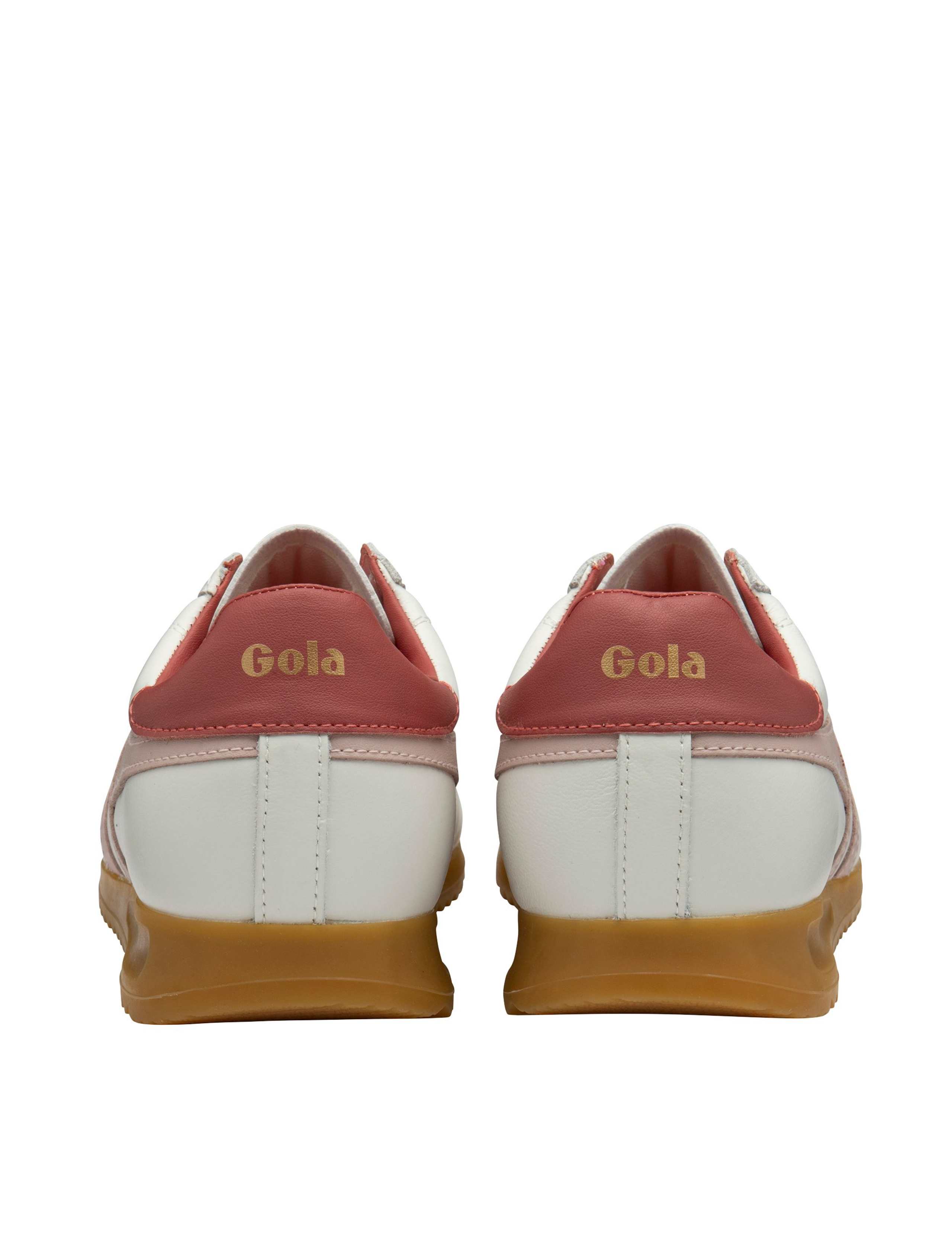 Stadium Leather Colour Block Trainers 4 of 5