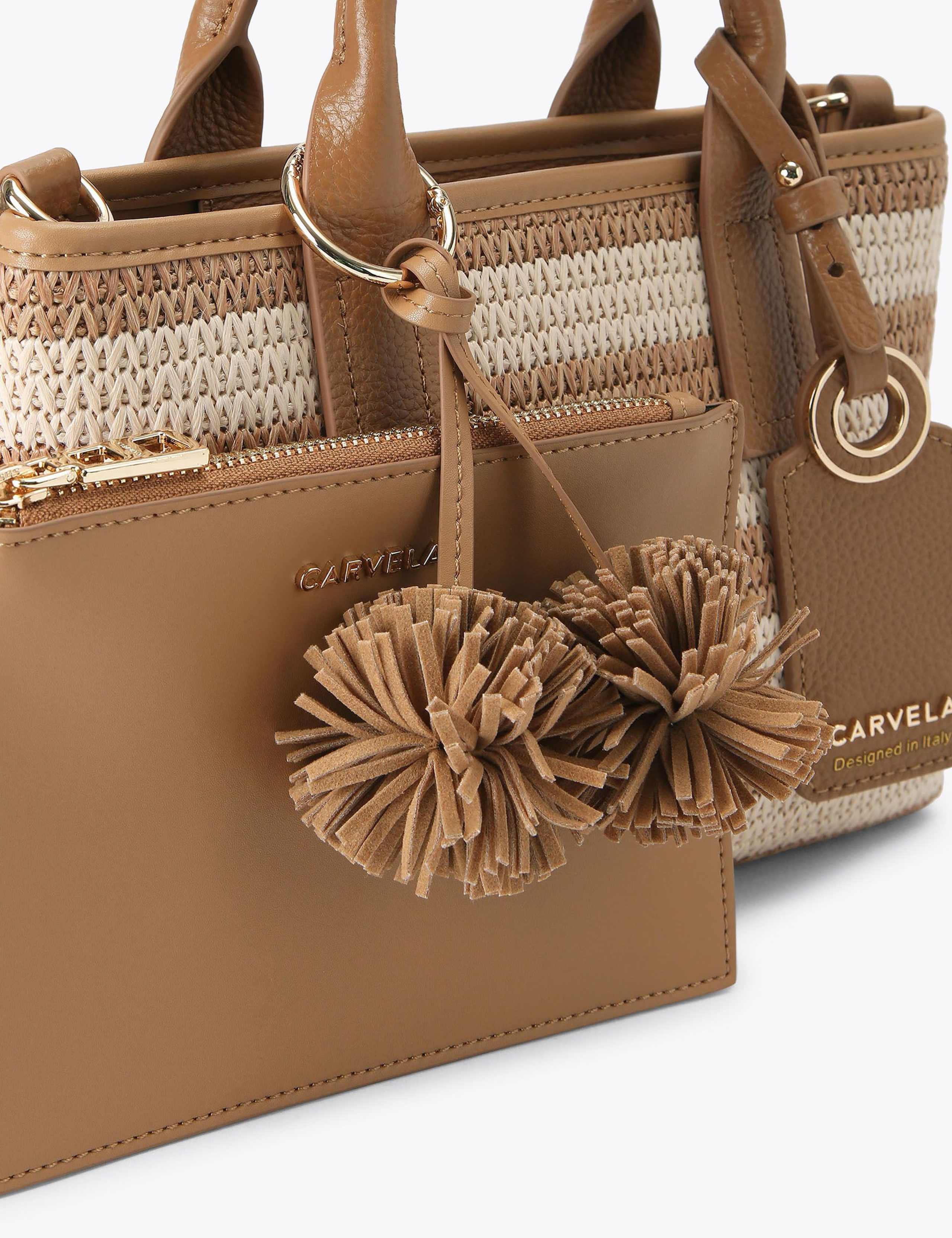 Striped Mini Tote Bag 3 of 5