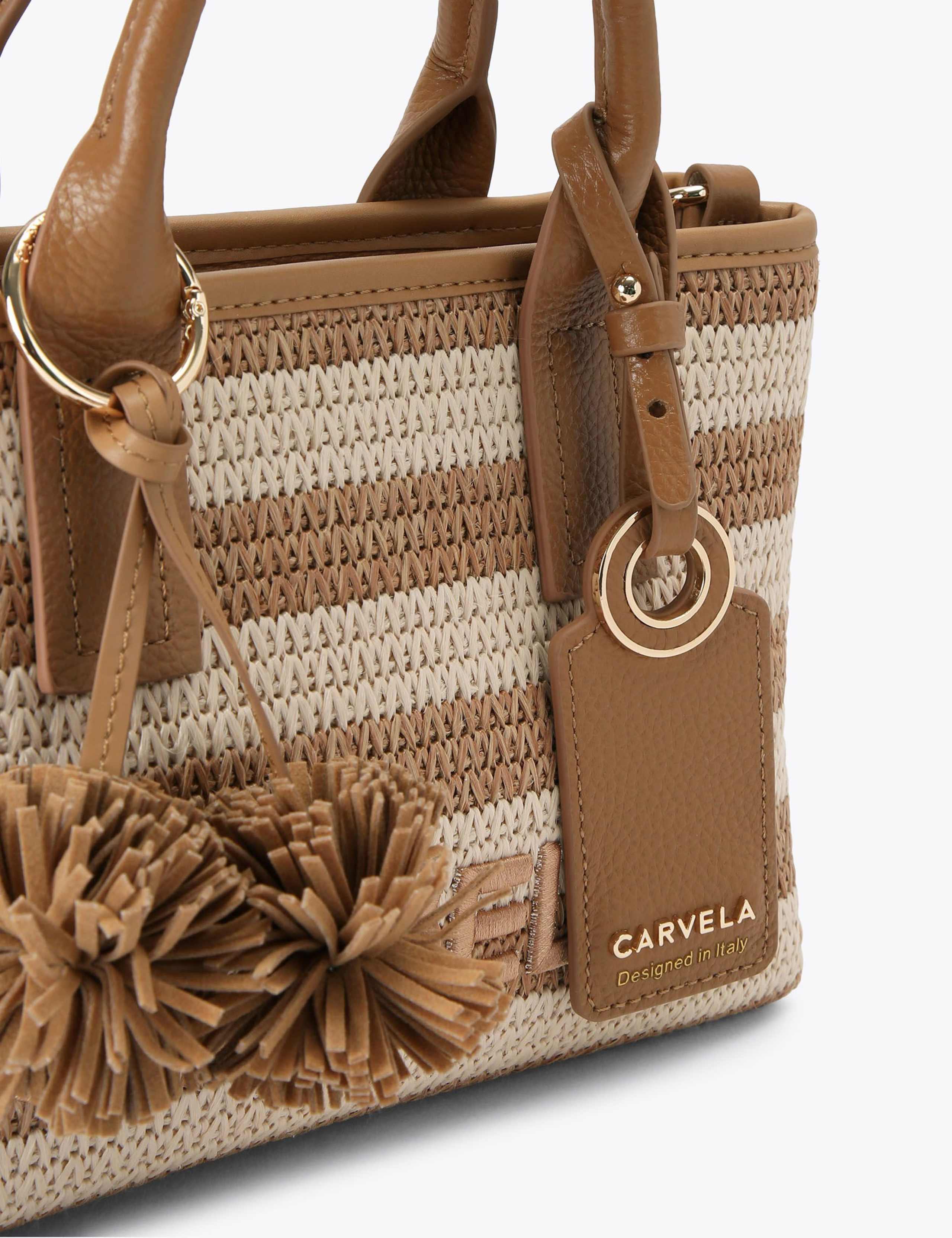 Striped Mini Tote Bag 4 of 5