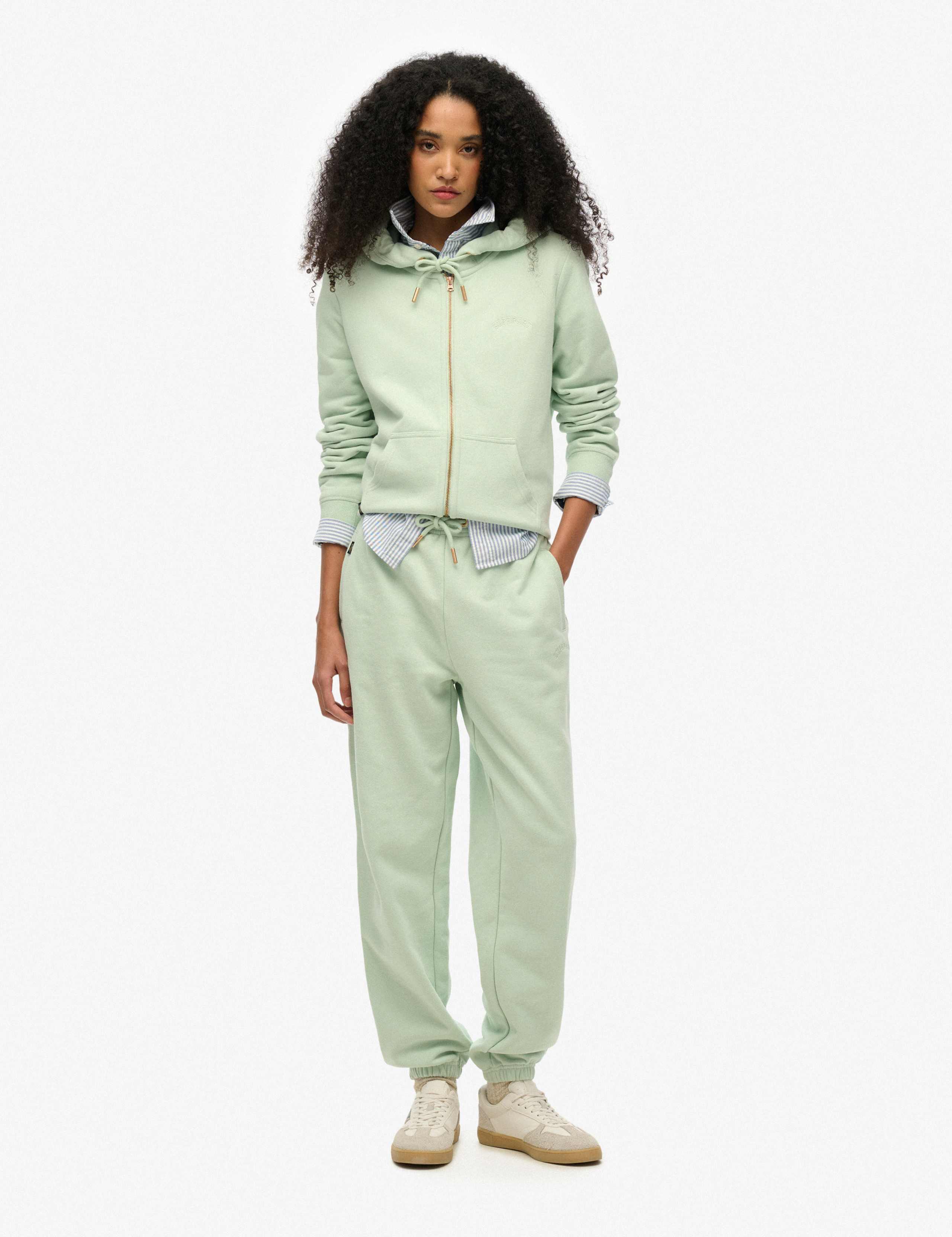 Cotton Rich Zip Up Embroidered Logo Hoodie 3 of 5