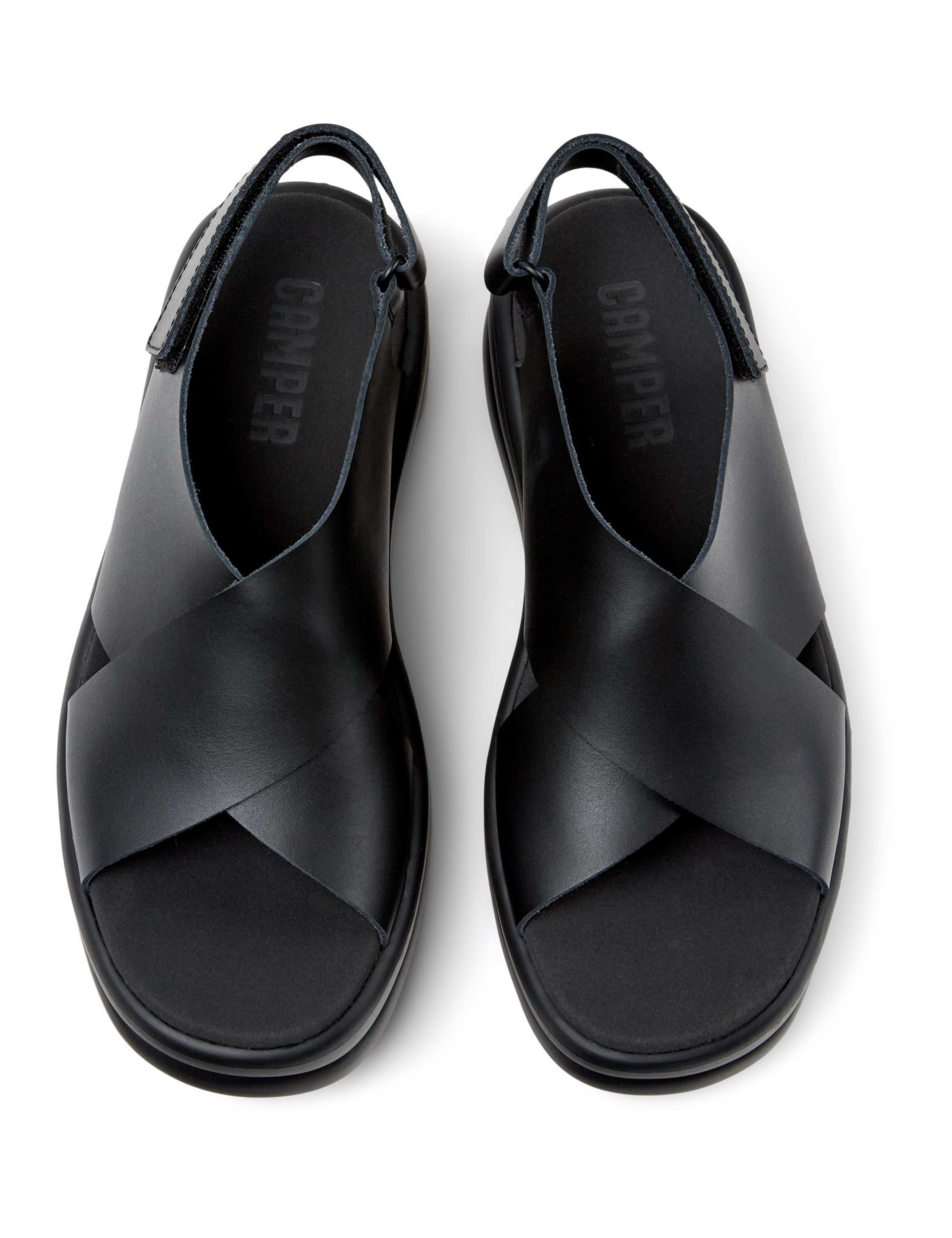 Leather Flatform Sandals 2 of 5