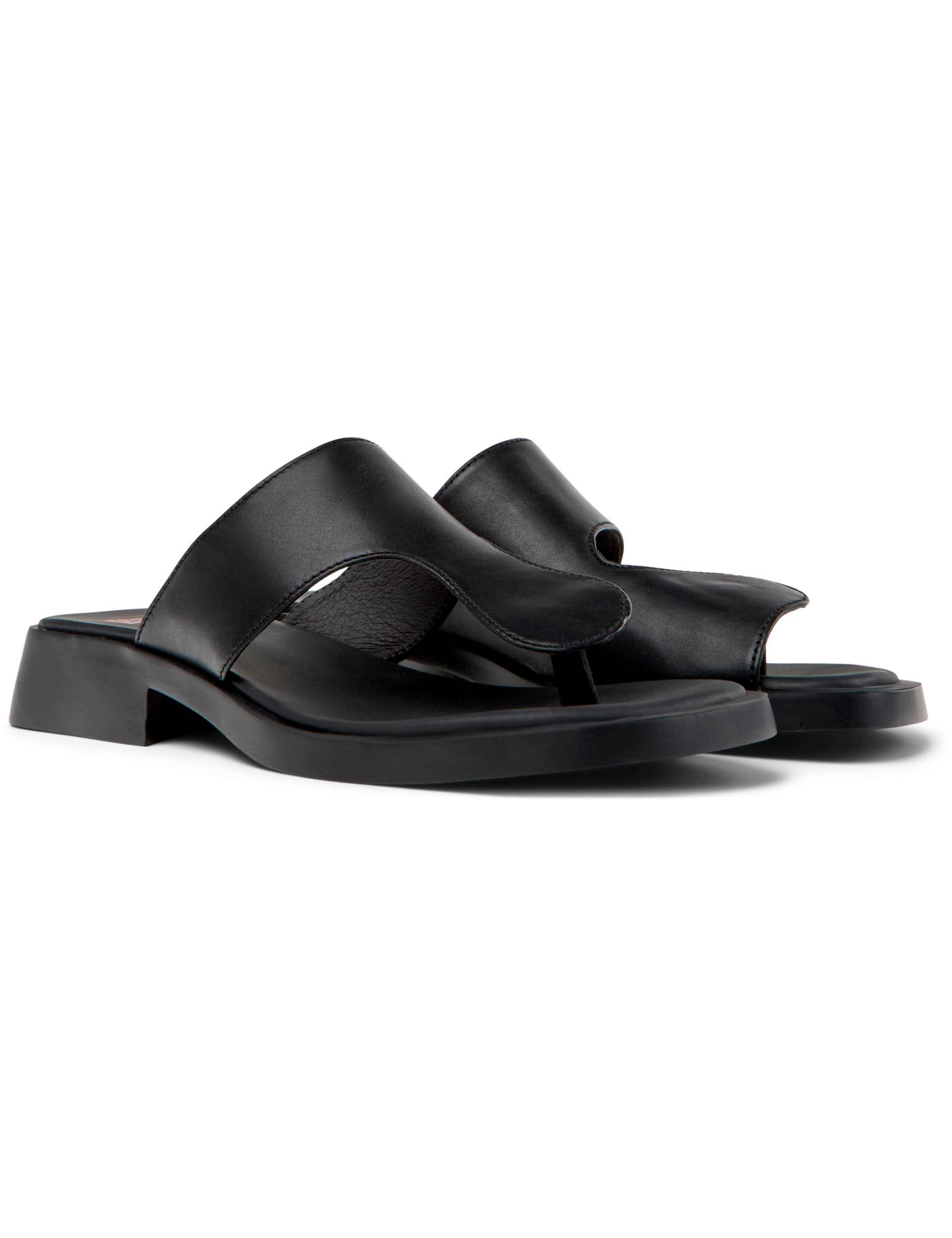 Leather T Bar Sandals 3 of 5