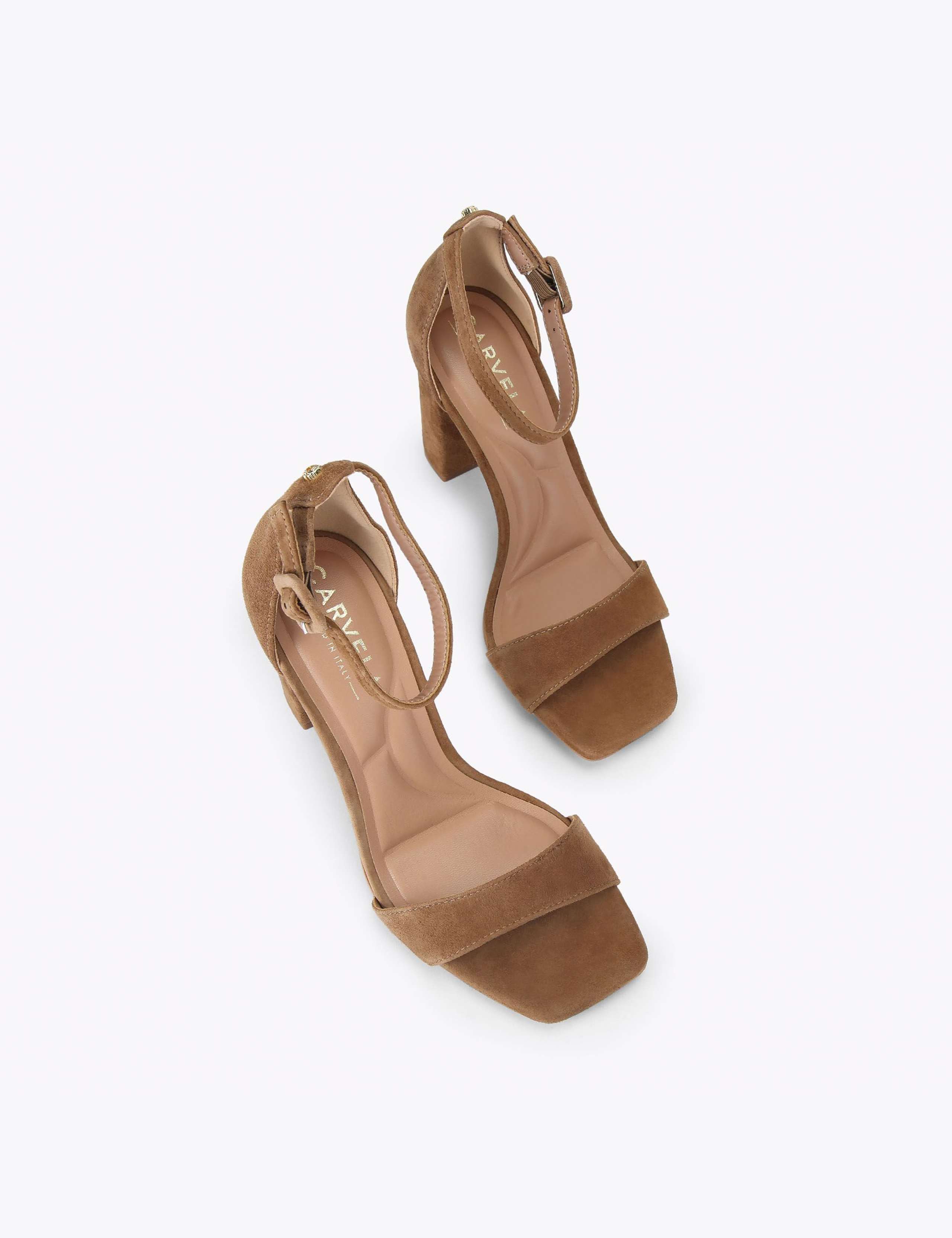 Suede Block Heels 2 of 4