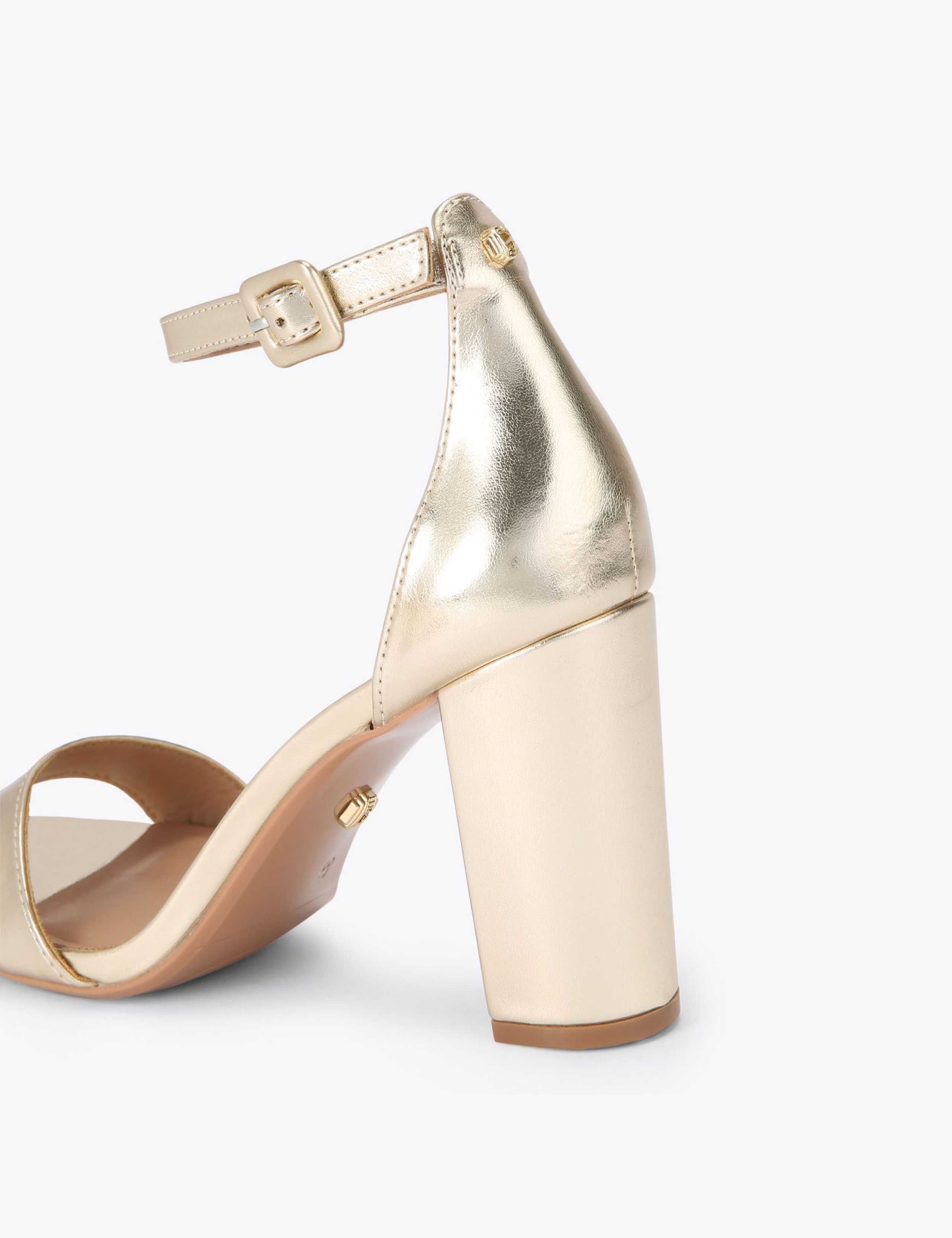 Metallic Block Heels 4 of 4