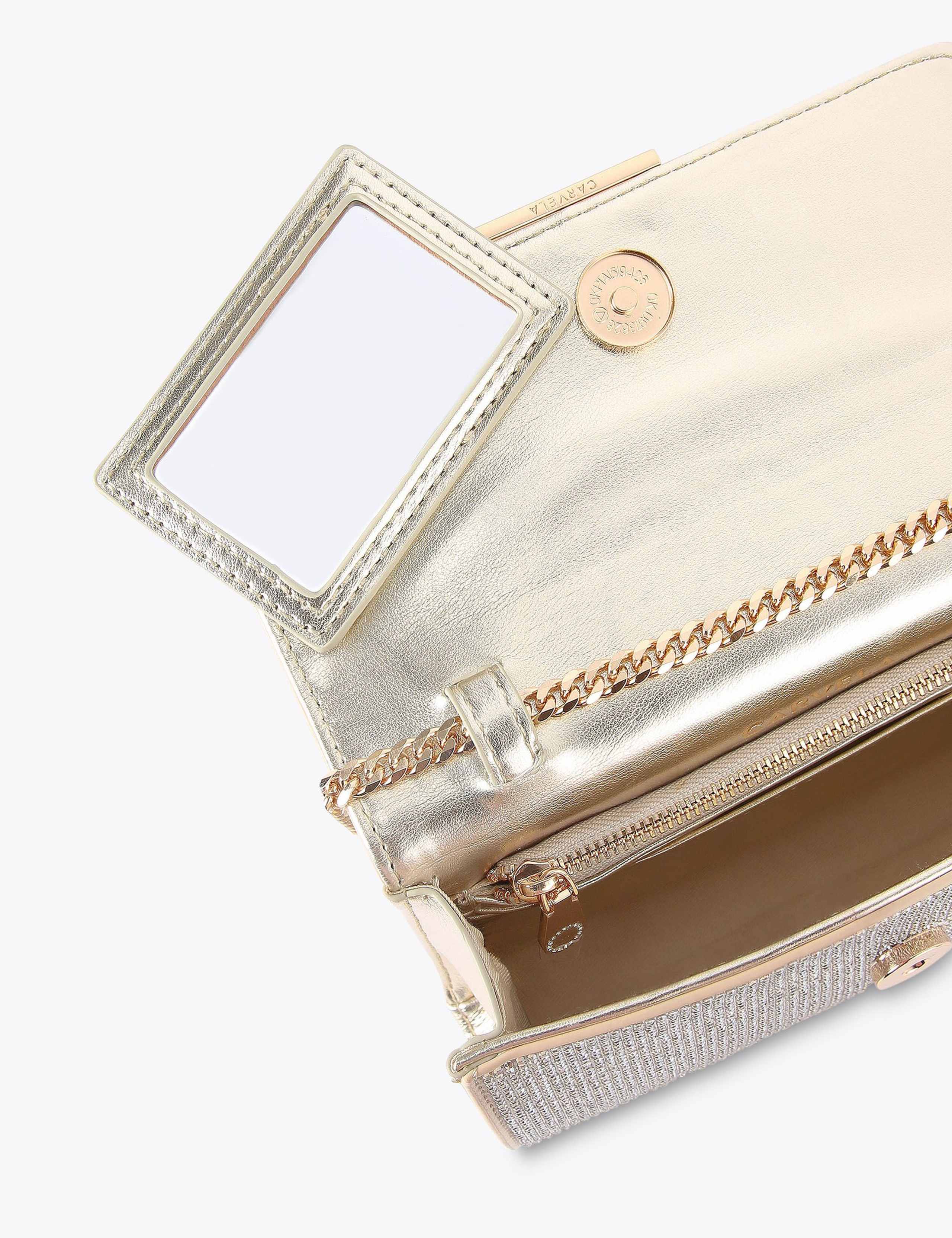 Embellished Chain Strap Clutch Bag 5 of 5