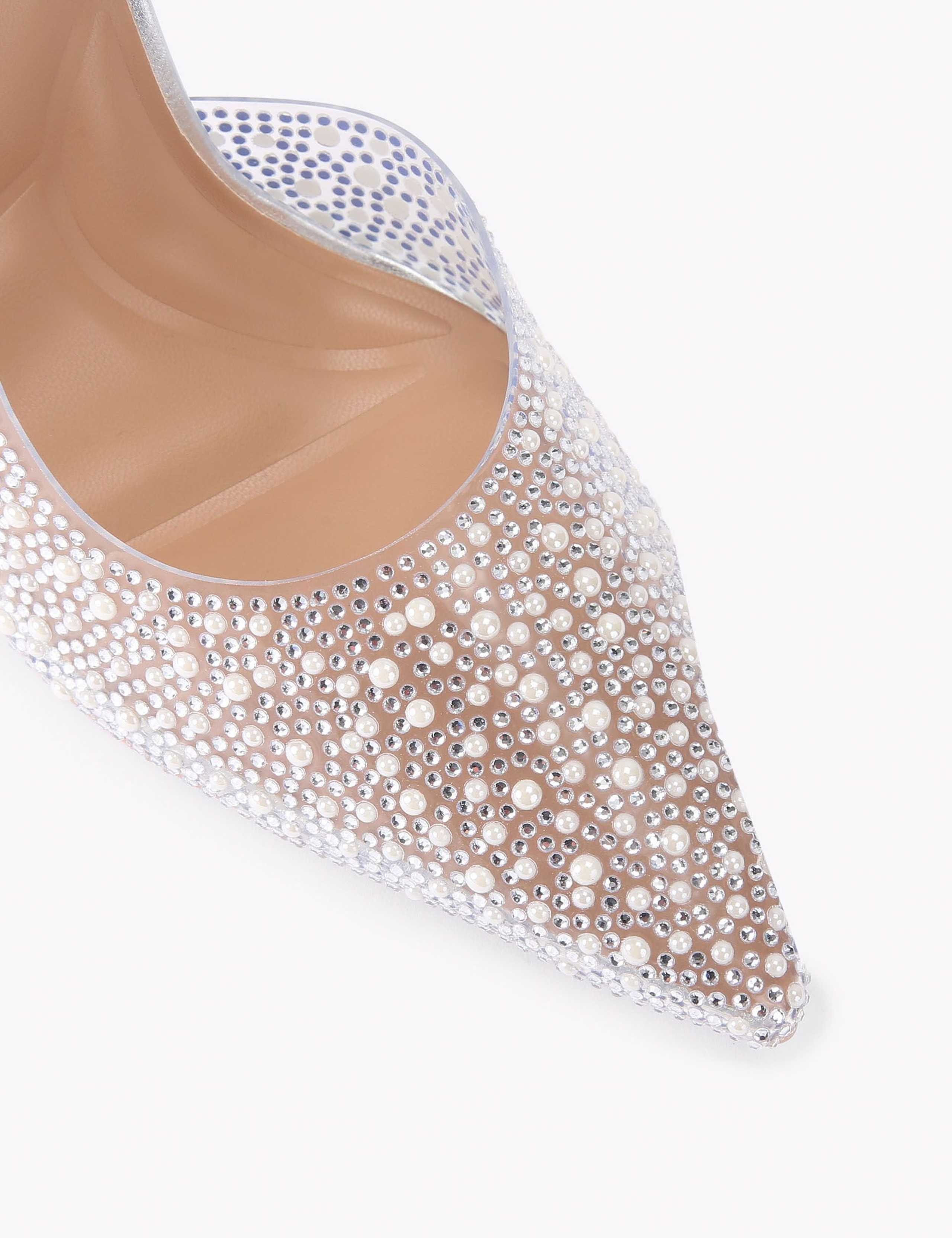 Crystal Embellished Stiletto Heel Court Shoes 3 of 4