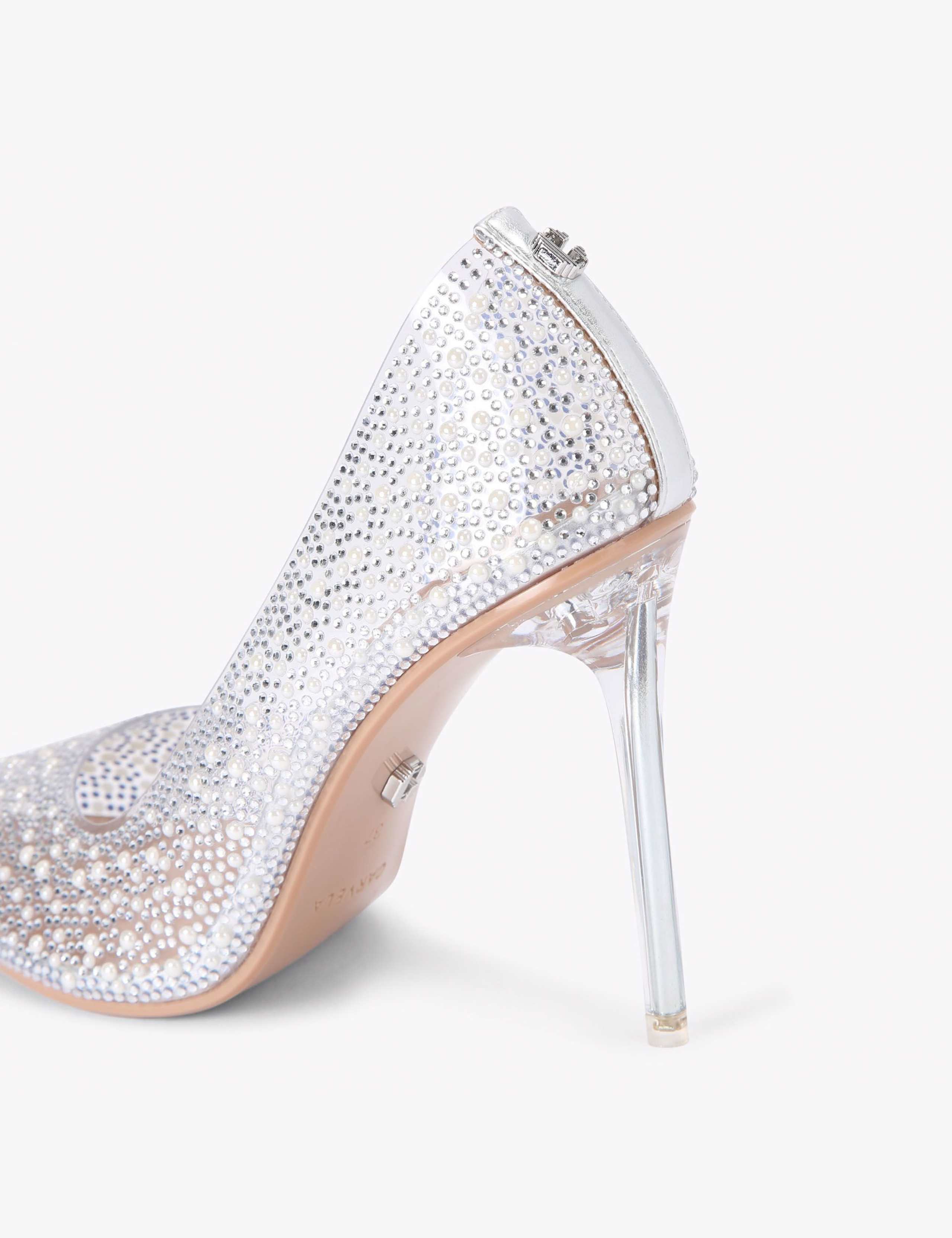 Crystal Embellished Stiletto Heel Court Shoes 4 of 4