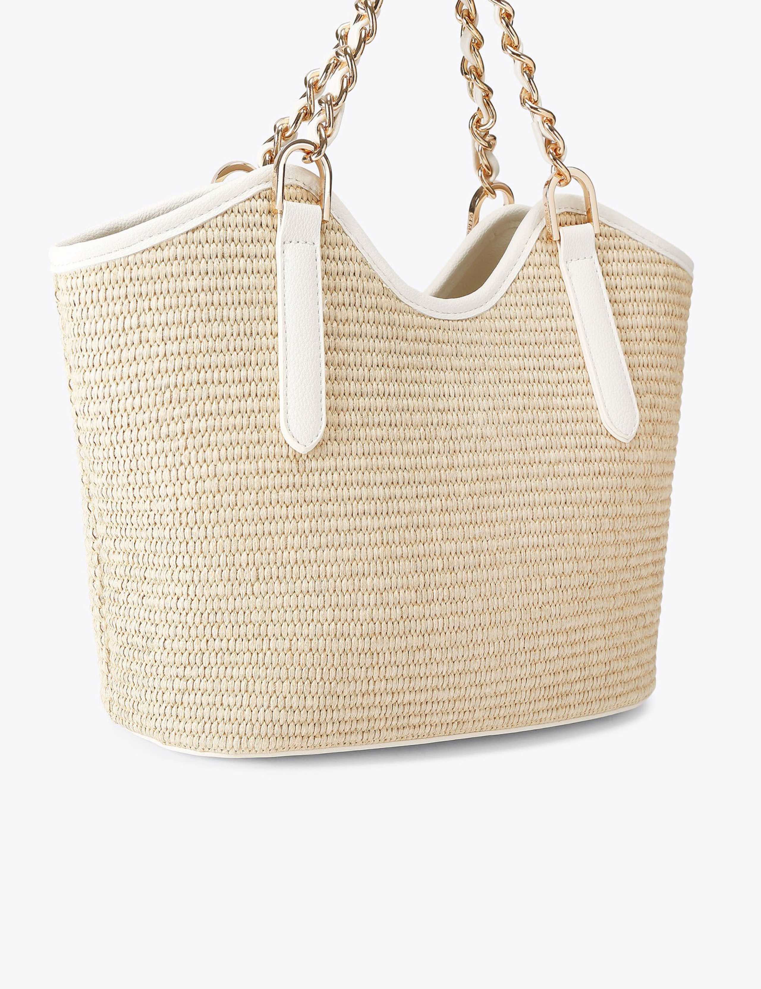 Raffia Mini Tote Bag 3 of 4