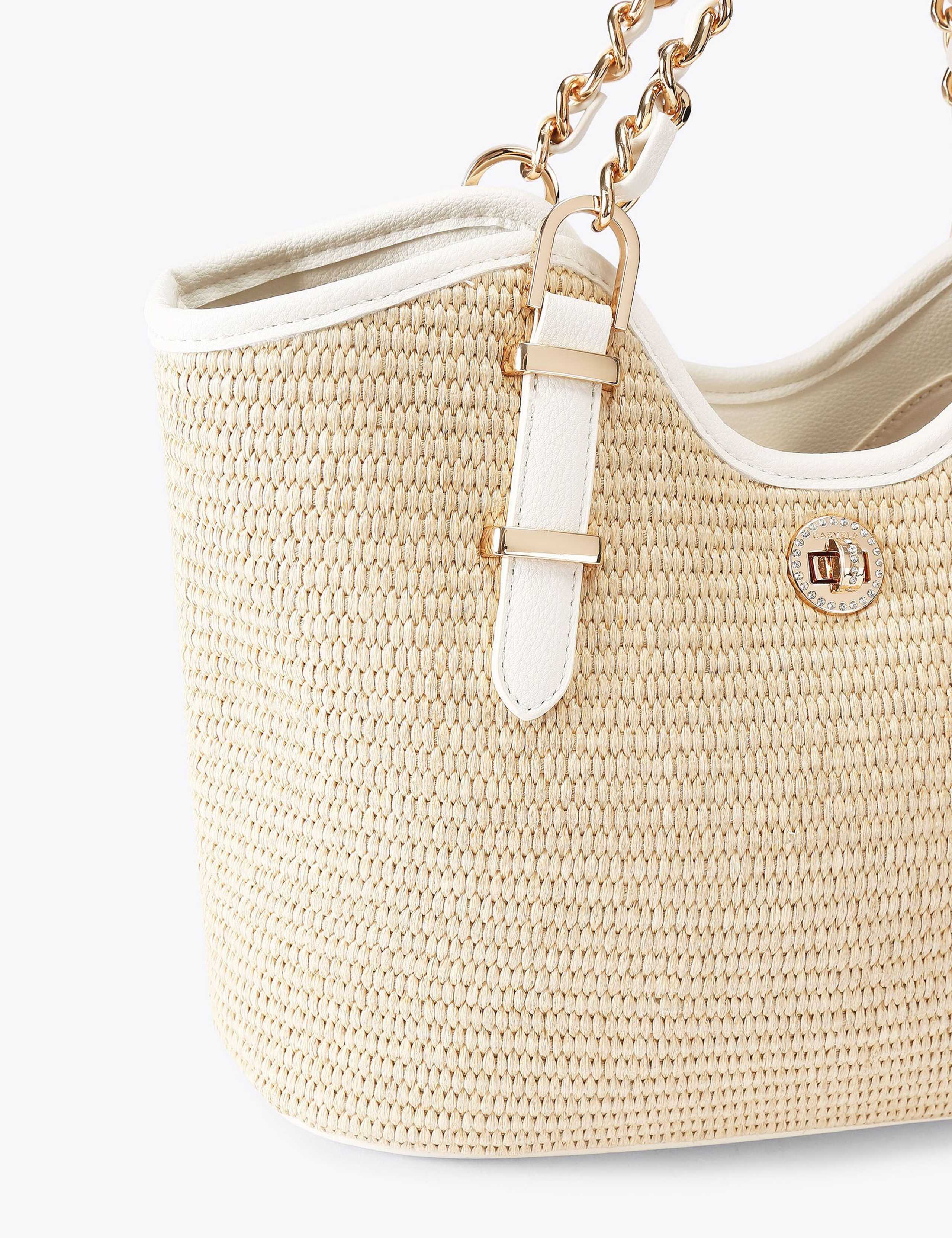 Raffia Mini Tote Bag 4 of 4