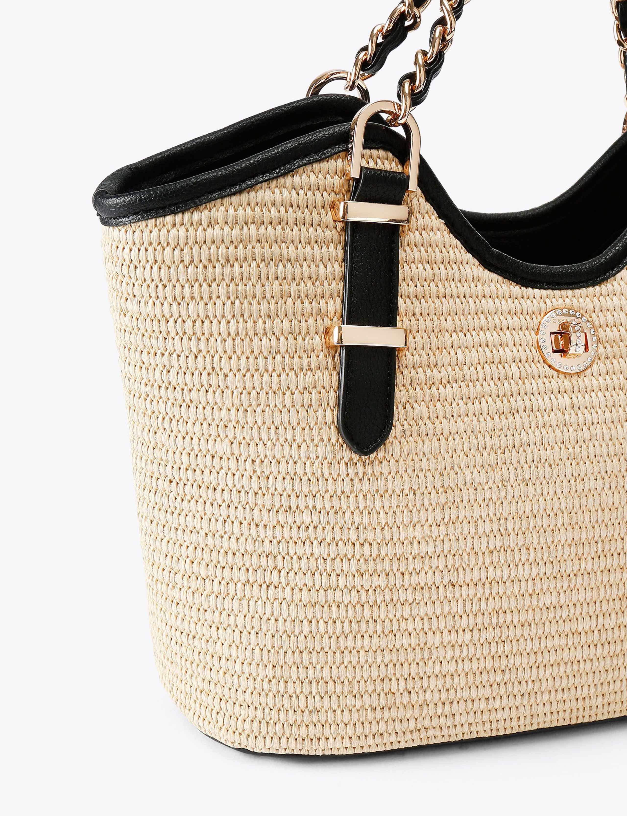 Raffia Mini Tote Bag 4 of 4