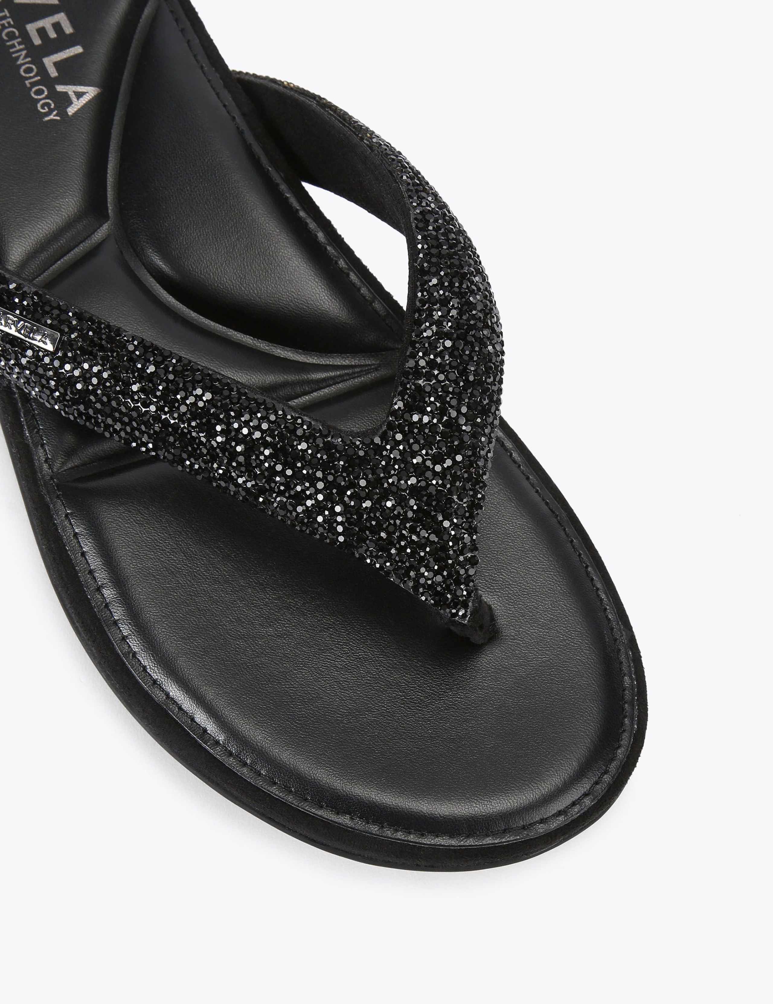 Embellished Flat Flip Flops 4 of 5