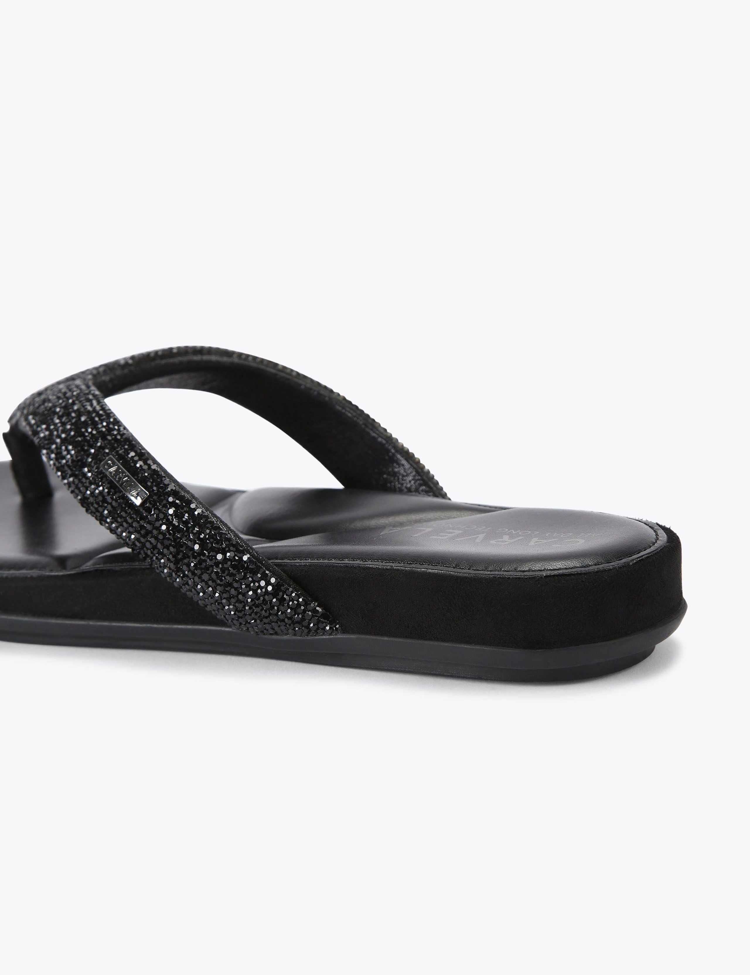 Embellished Flat Flip Flops 5 of 5