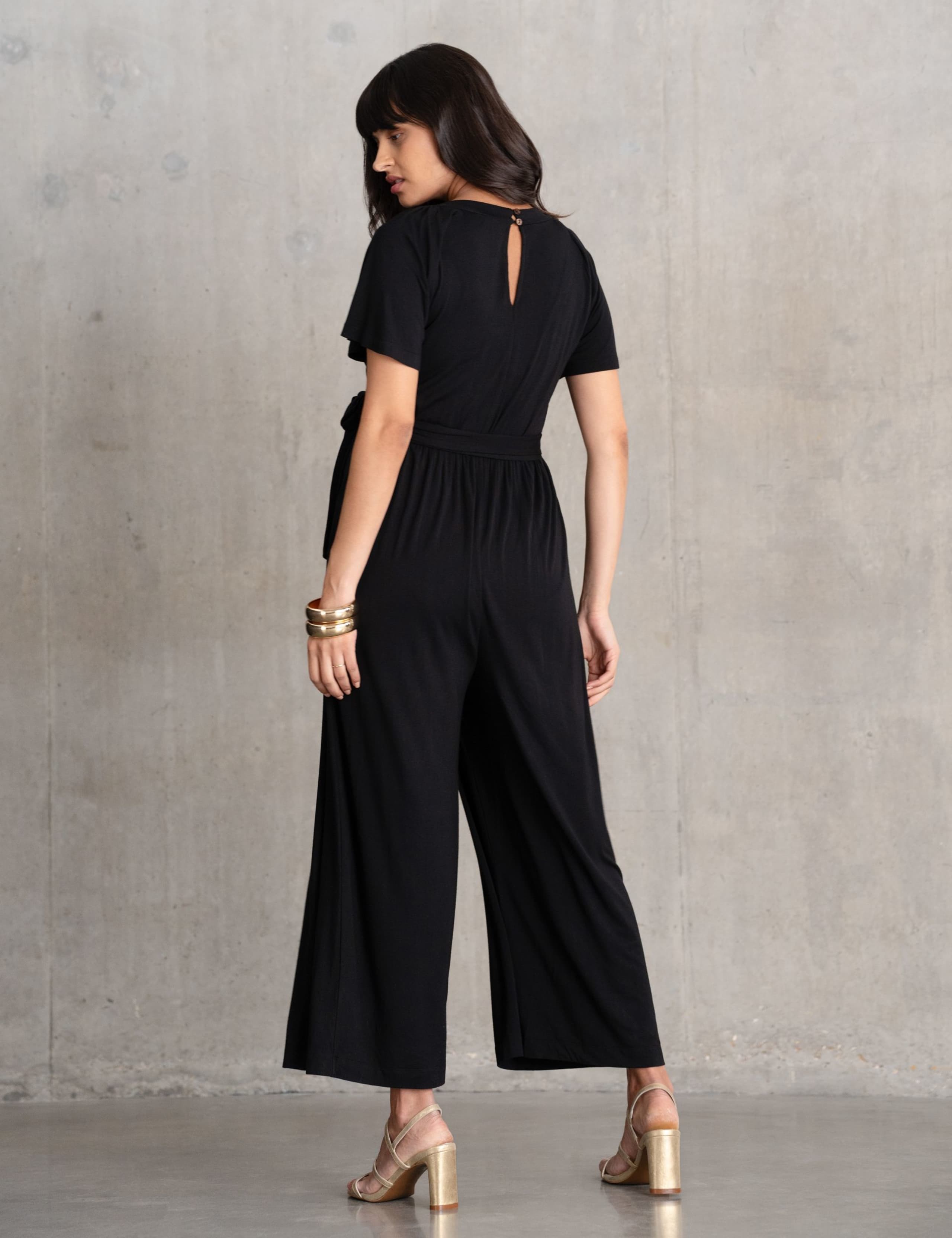 Maternity Jersey Wide Leg Jumpsuit 7 of 7
