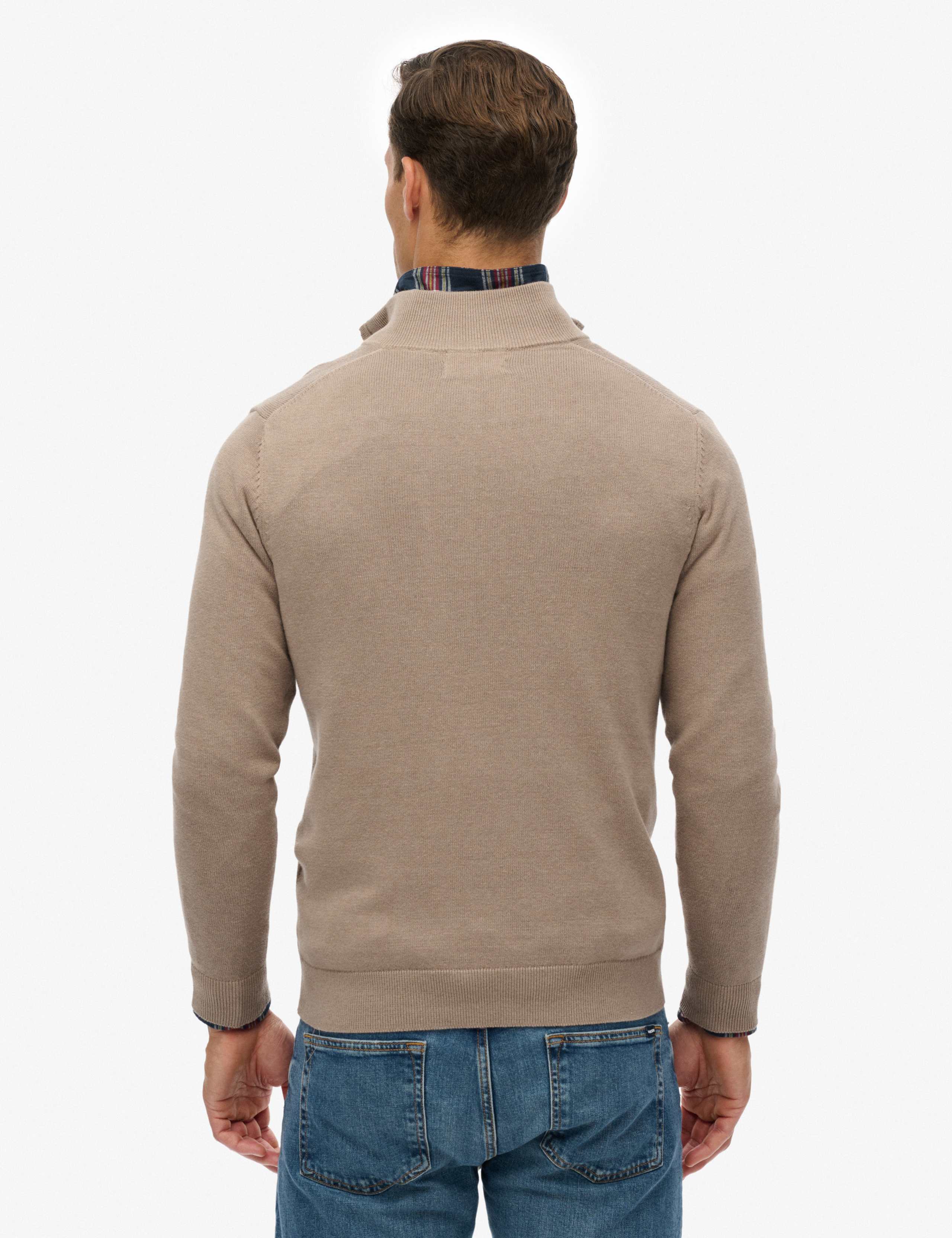 Pure Cotton Half Zip Jumper 6 of 6