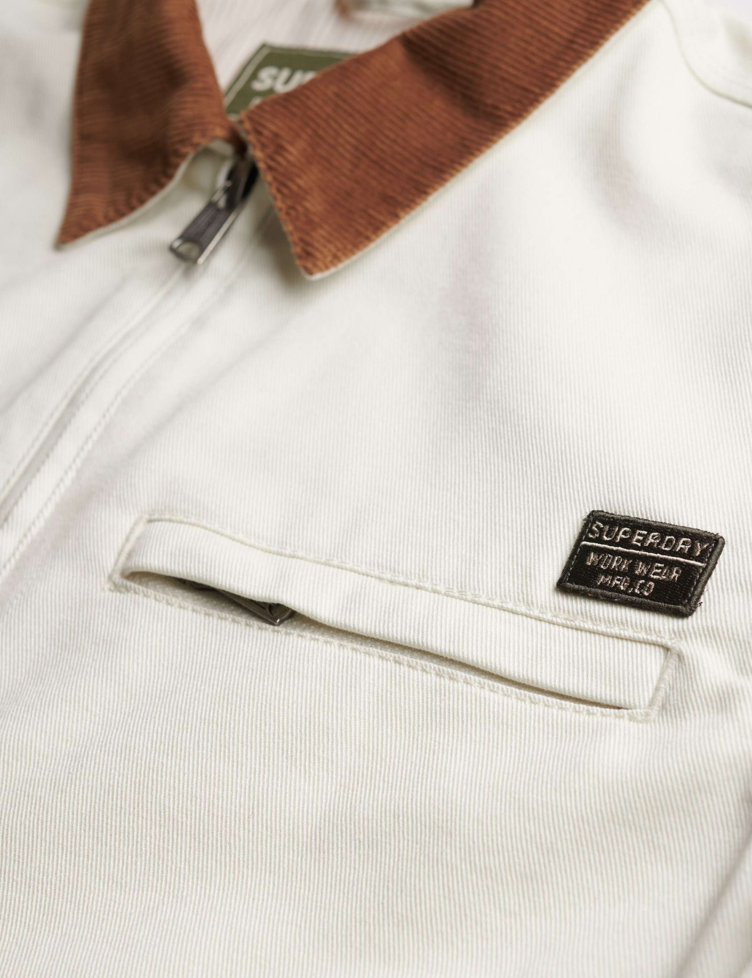 Cotton Rich Twill Cord Collar Utility Jacket 7 of 8