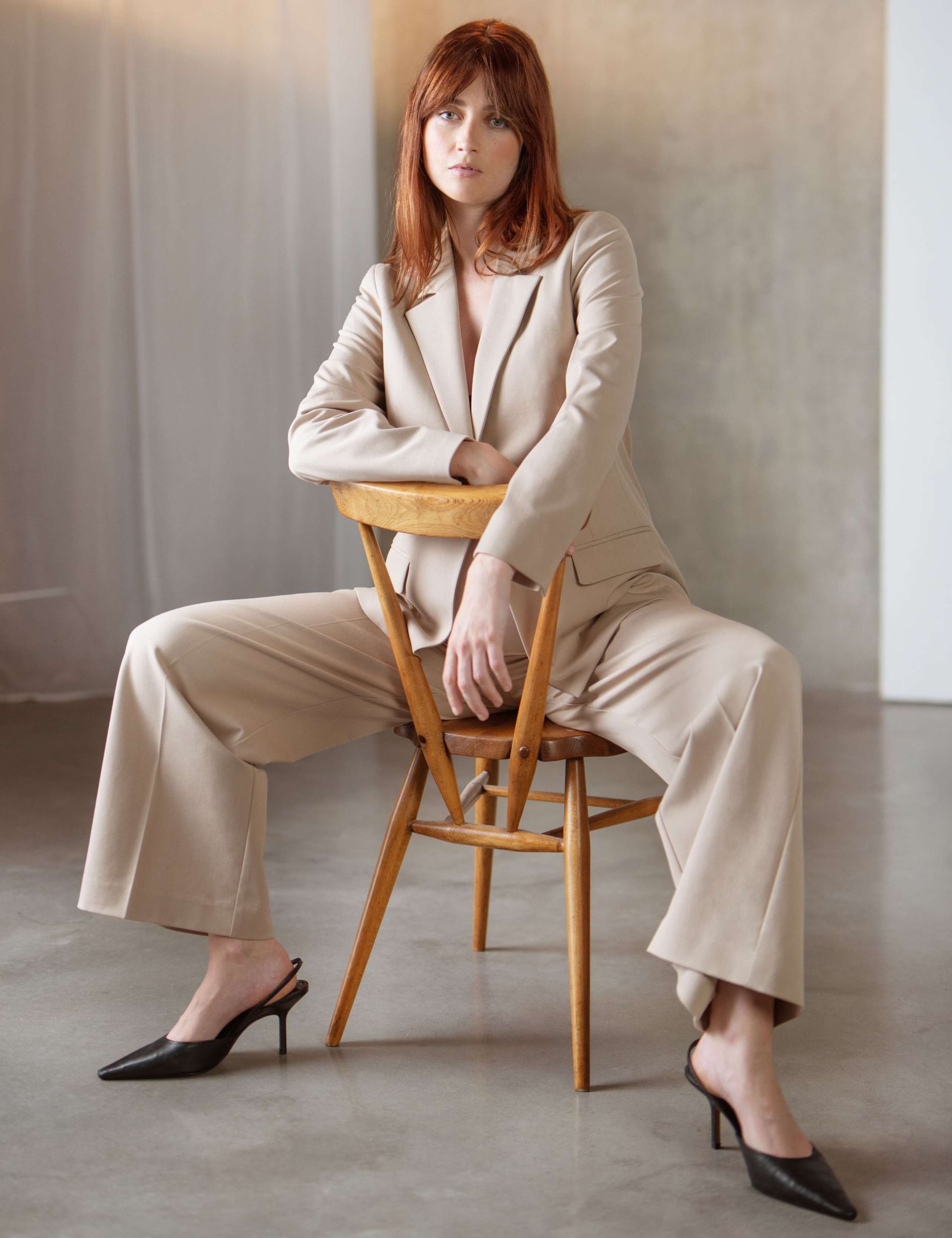 Maternity Over Bump Wide Leg Trousers 3 of 4